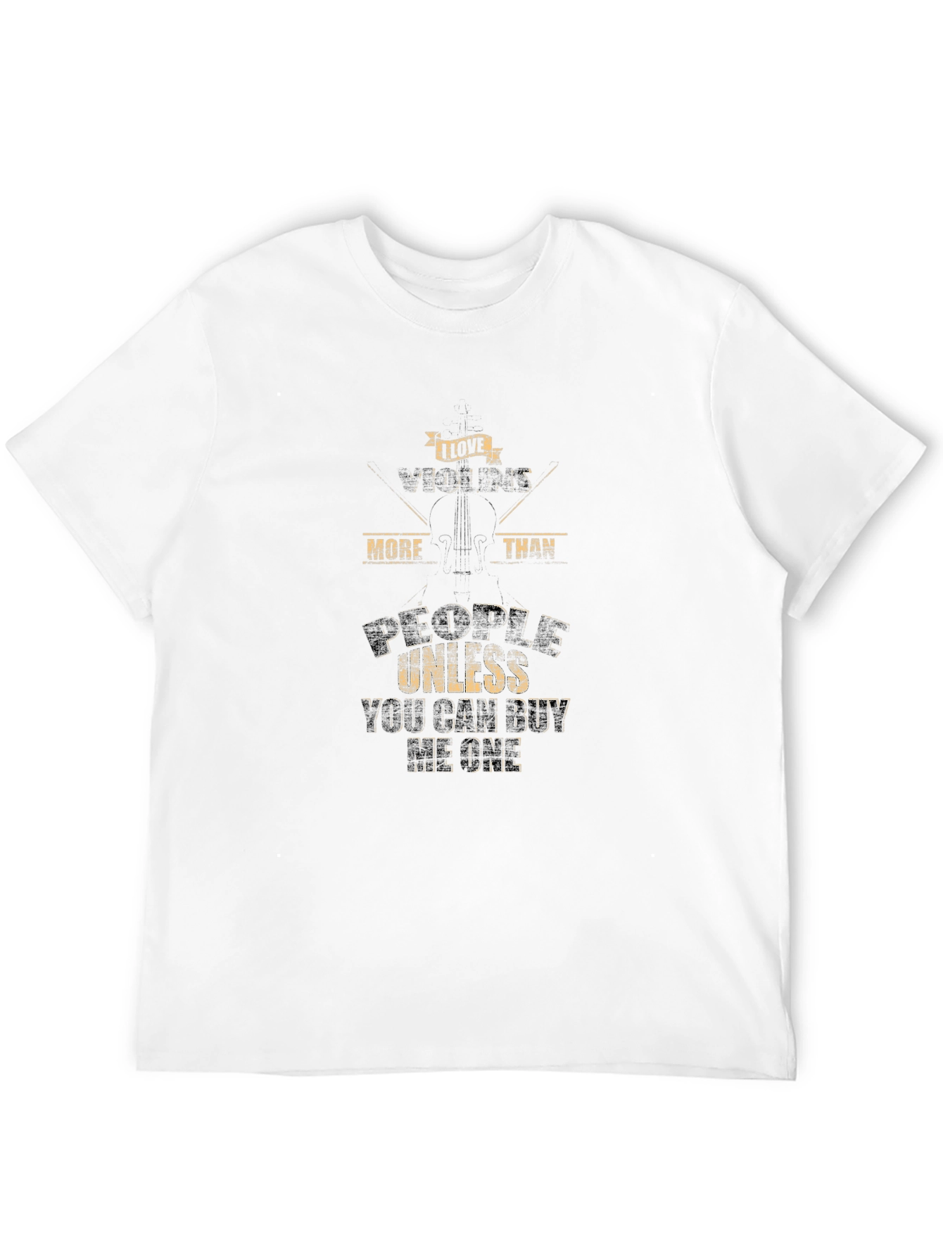 I Love Violins T-Shirt - Funny Musician Tee