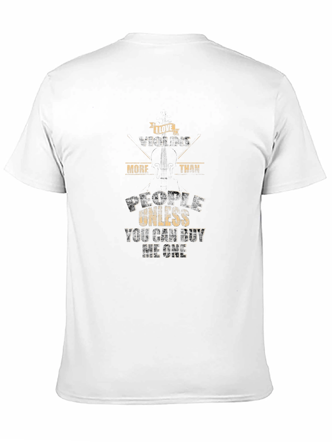 I Love Violins T-Shirt - Funny Musician Tee