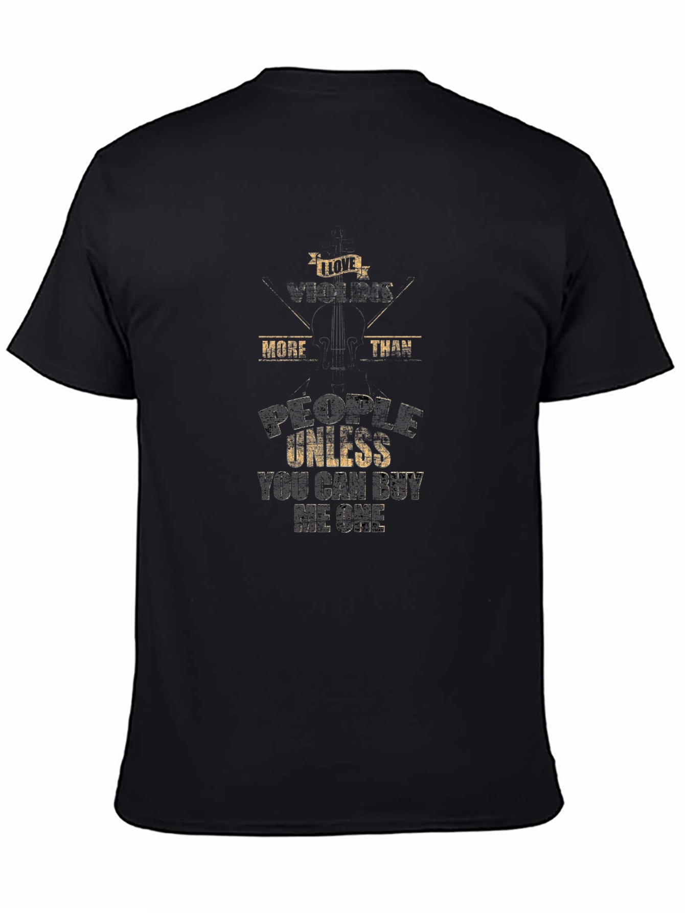 I Love Violins T-Shirt - Funny Musician Tee