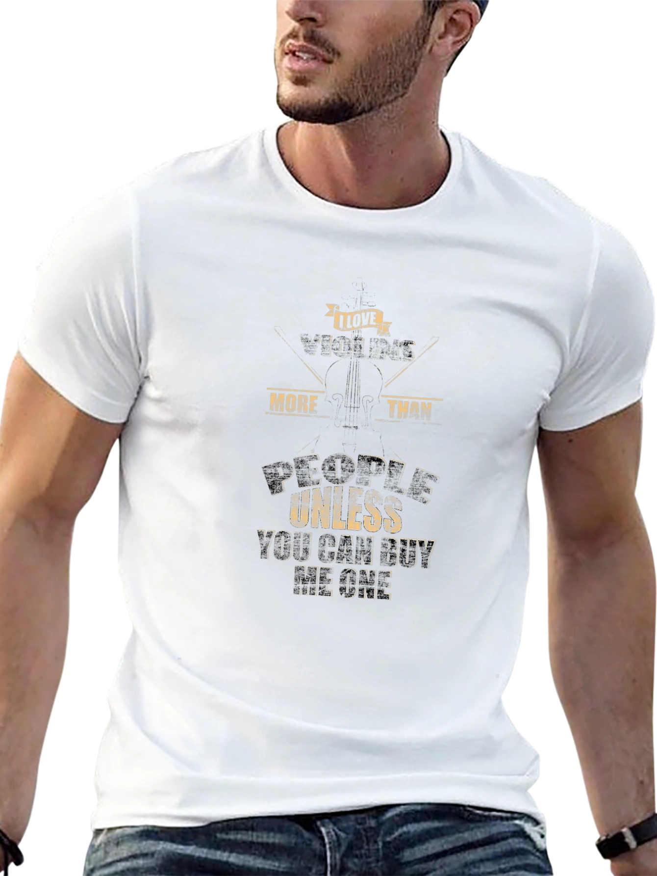 I Love Violins T-Shirt - Funny Musician Tee