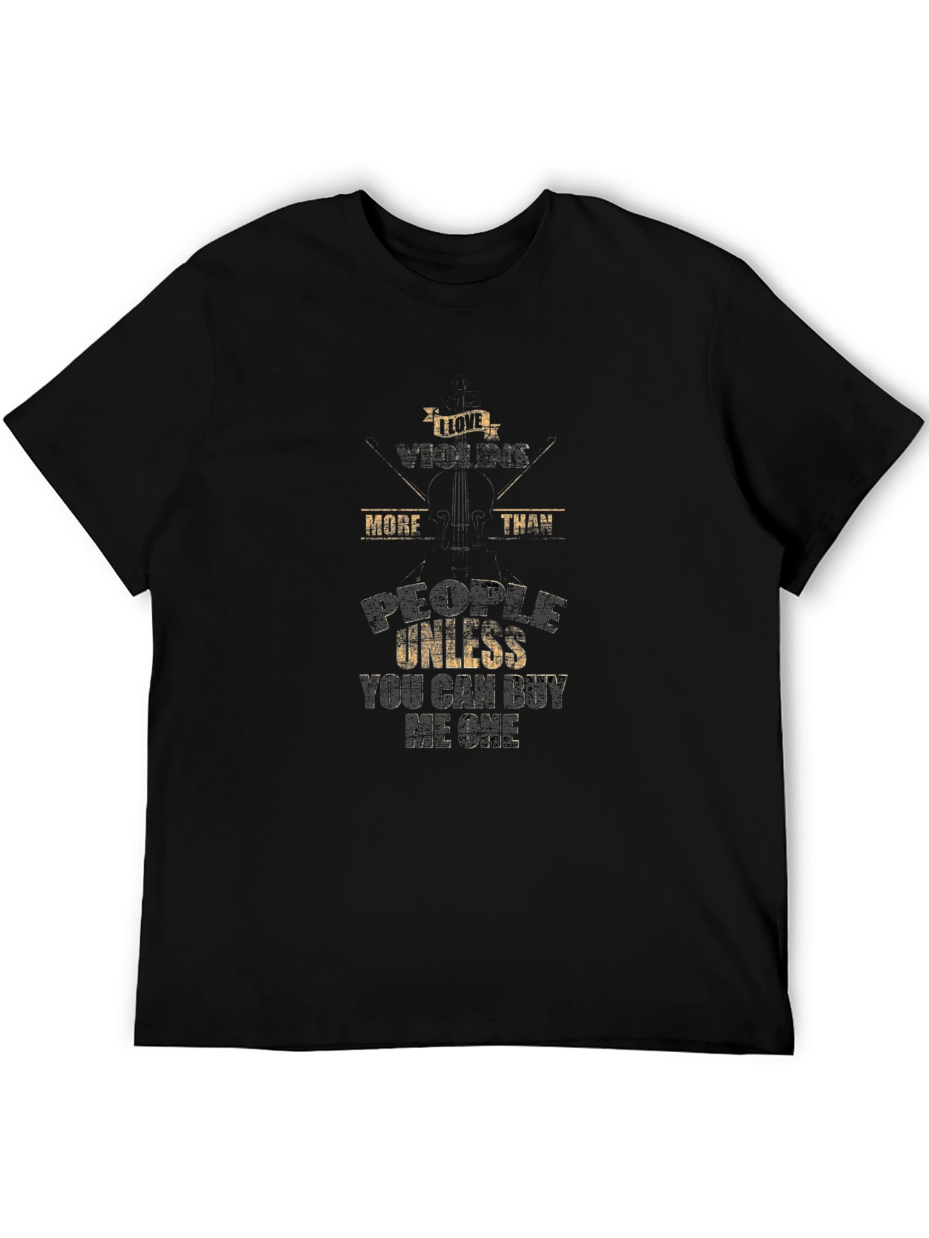 I Love Violins T-Shirt - Funny Musician Tee
