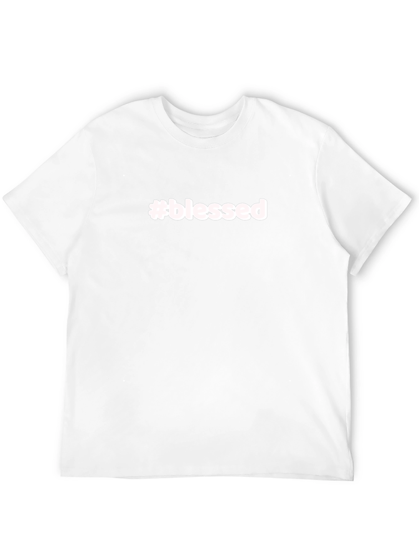 #blessed Black Short Sleeve Crew Neck T-Shirt