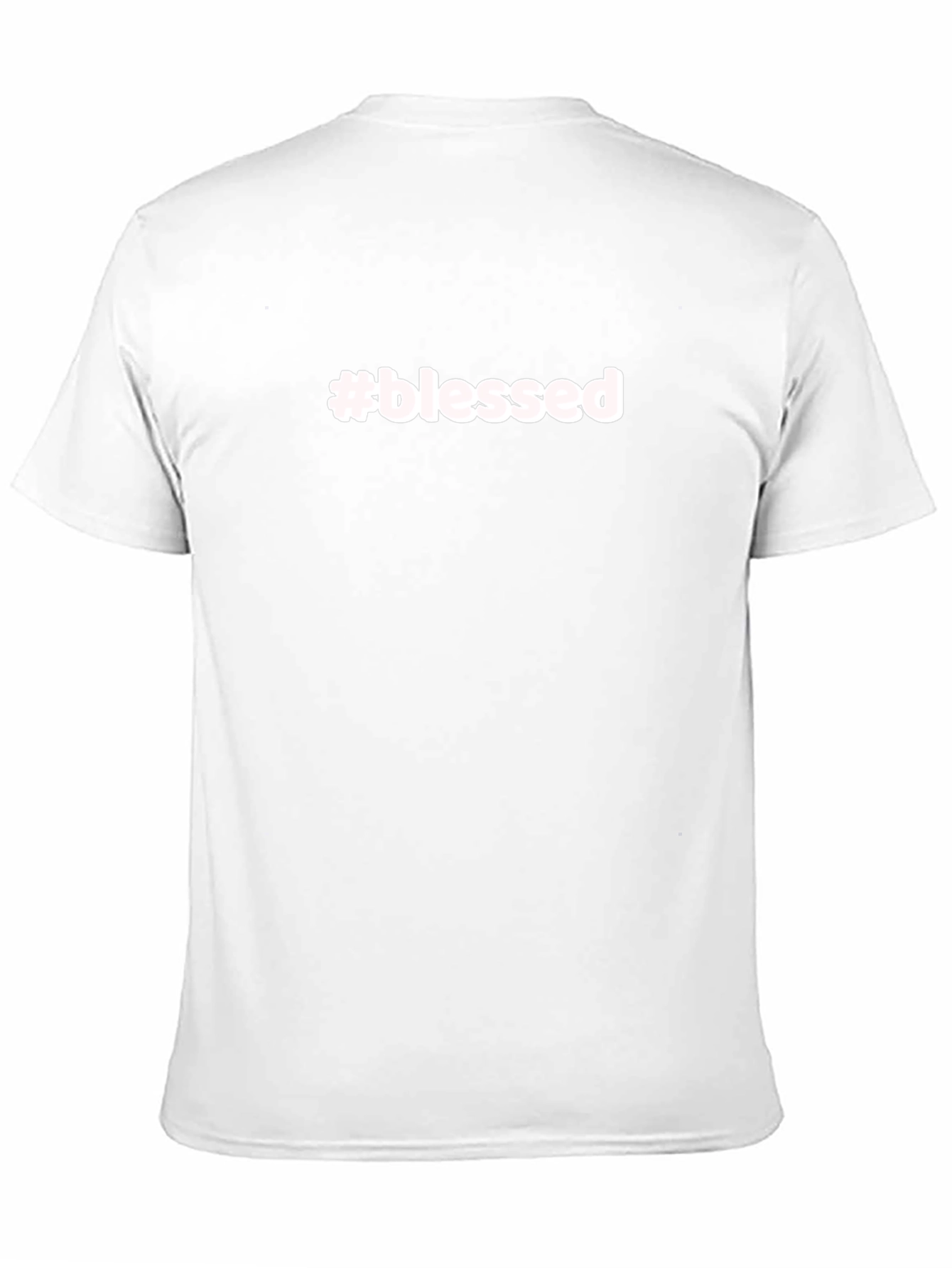 #blessed Black Short Sleeve Crew Neck T-Shirt