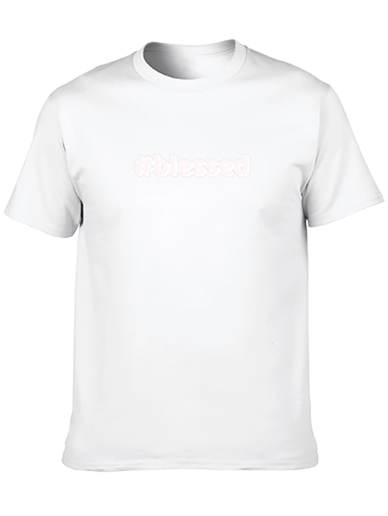 #blessed Black Short Sleeve Crew Neck T-Shirt