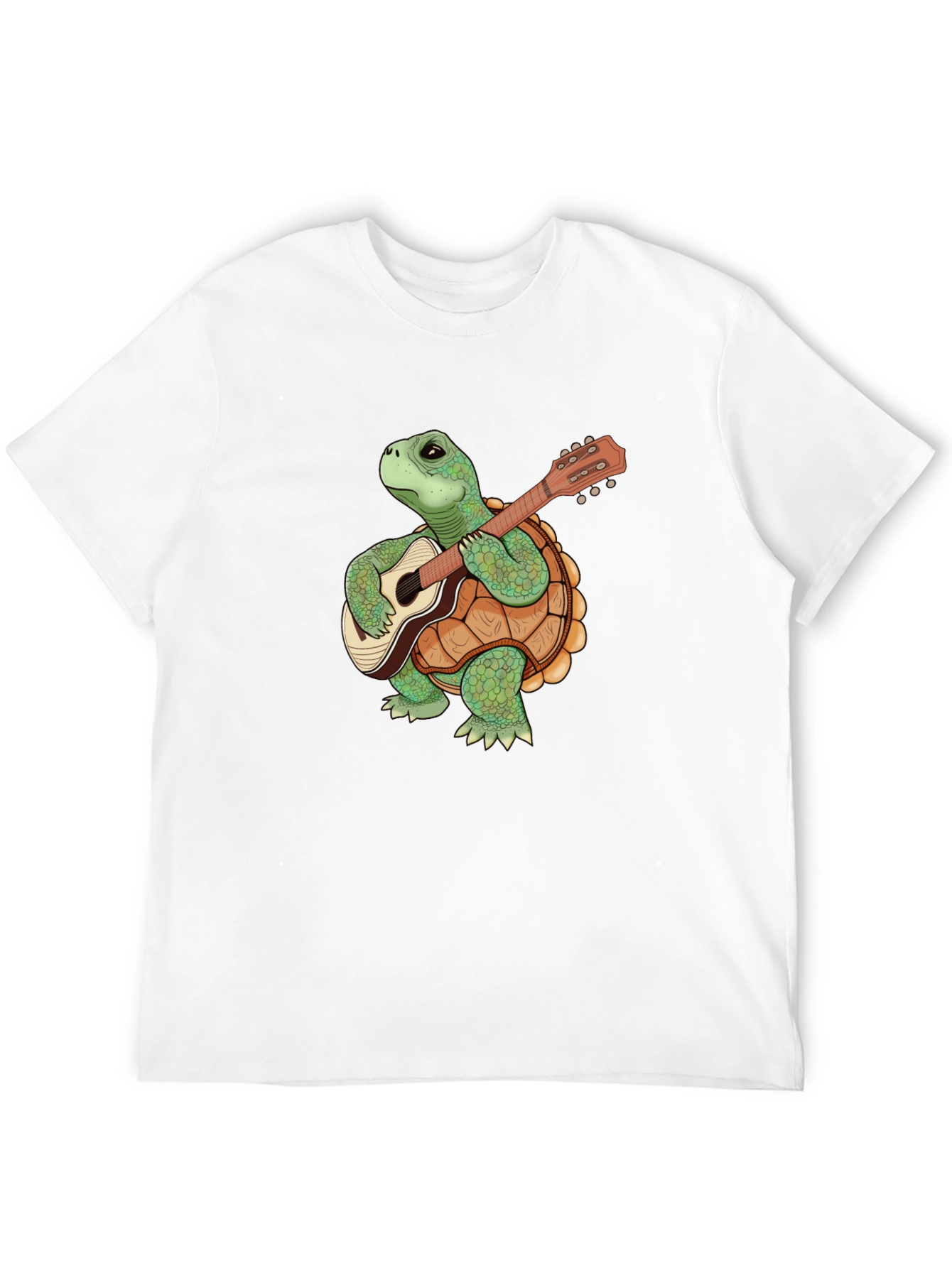 Turtle Guitarist T-Shirt - Unique Graphic Tee