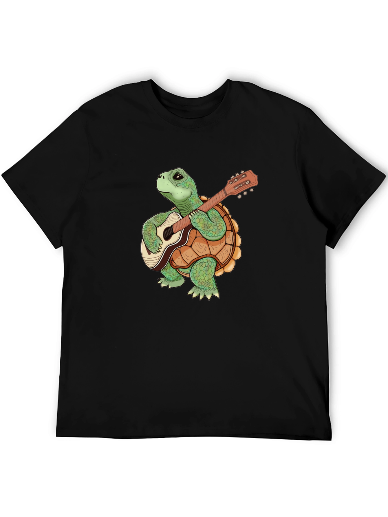 Turtle Guitarist T-Shirt - Unique Graphic Tee