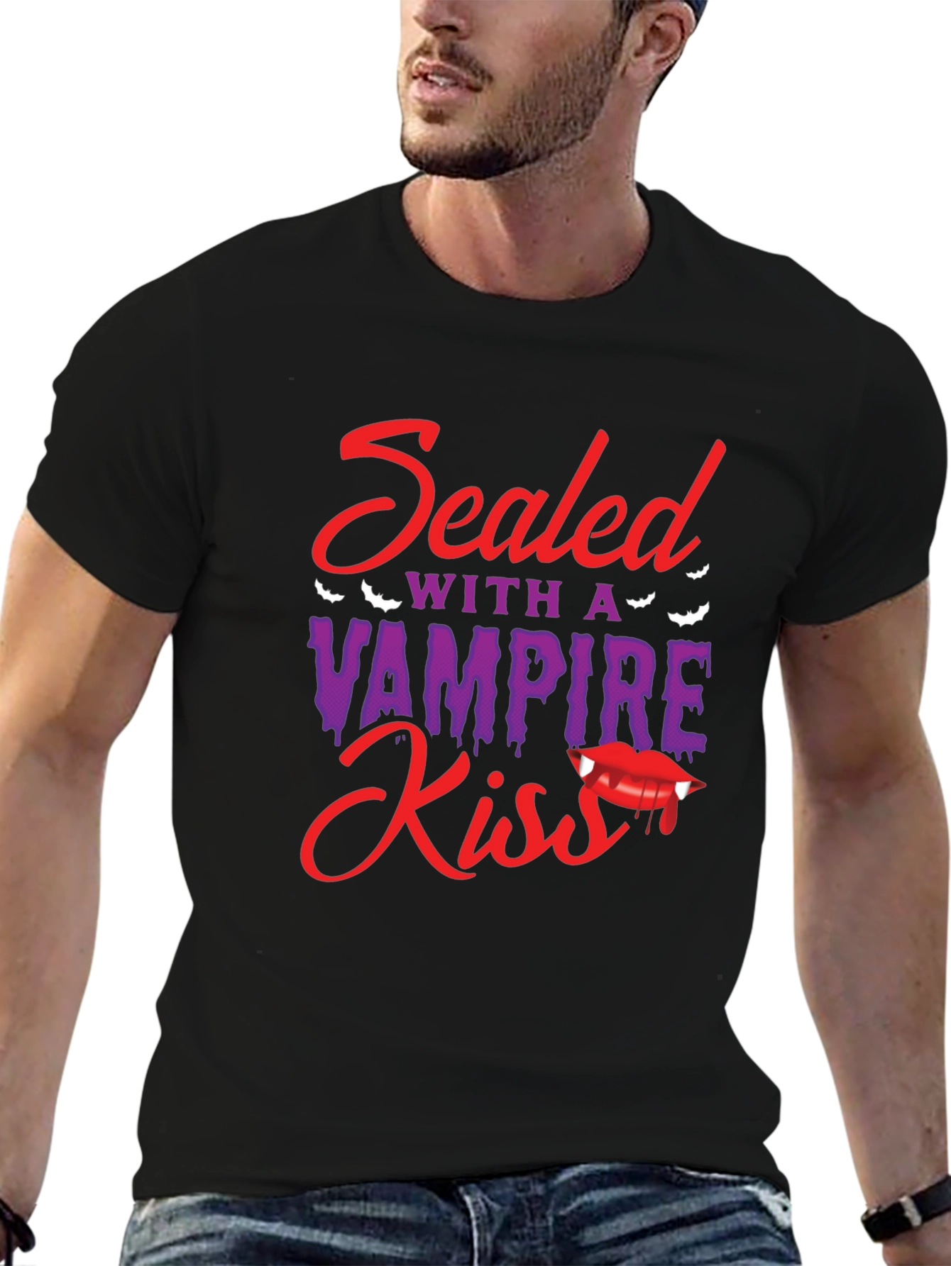 Sealed with a Vampire Kiss T-Shirt - Halloween Tee