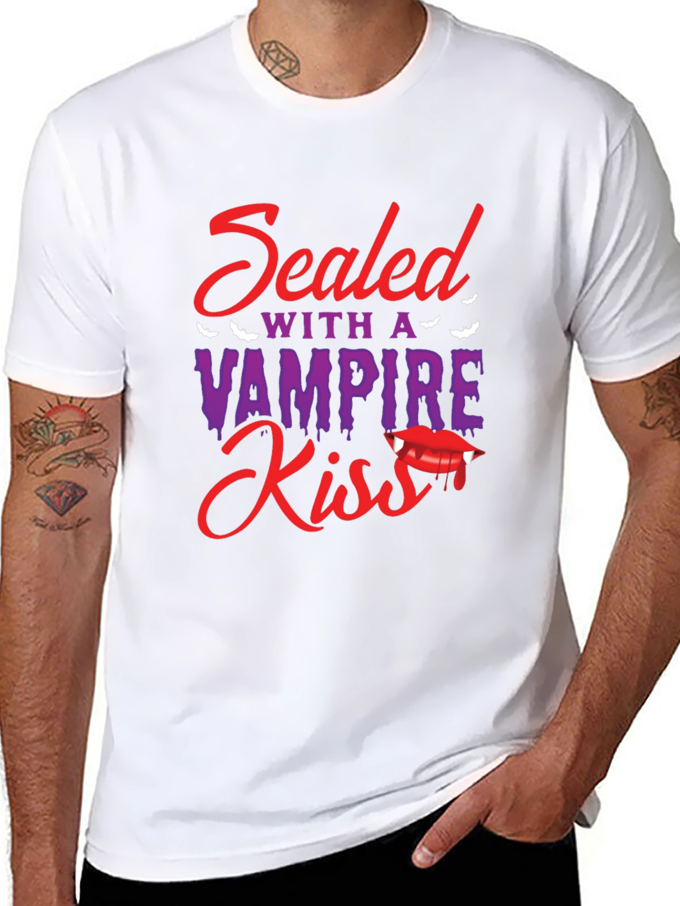 Sealed with a Vampire Kiss T-Shirt - Halloween Tee