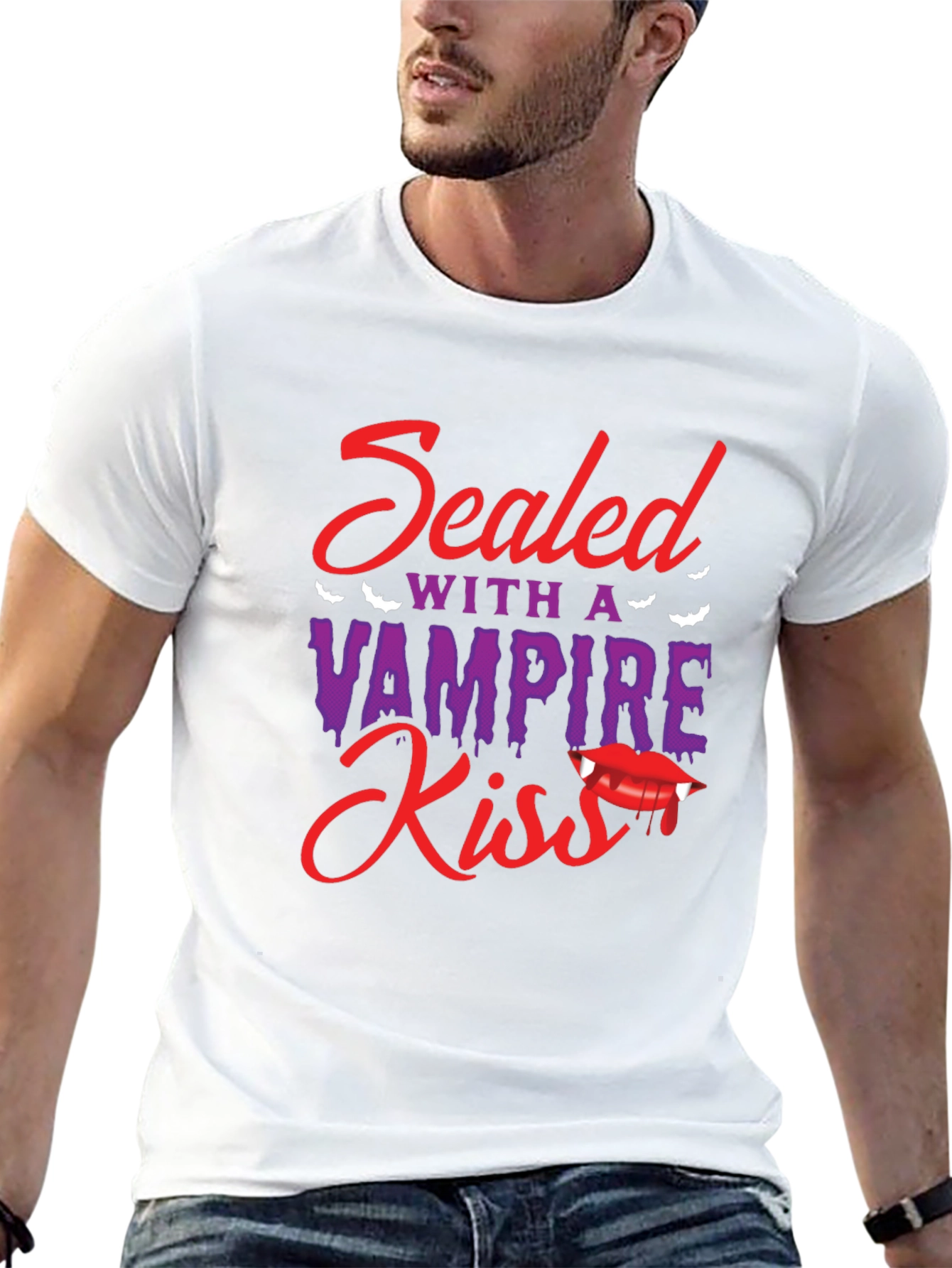 Sealed with a Vampire Kiss T-Shirt - Halloween Tee