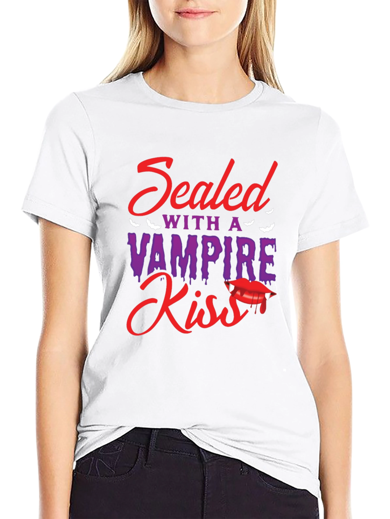 Sealed with a Vampire Kiss T-Shirt - Halloween Tee