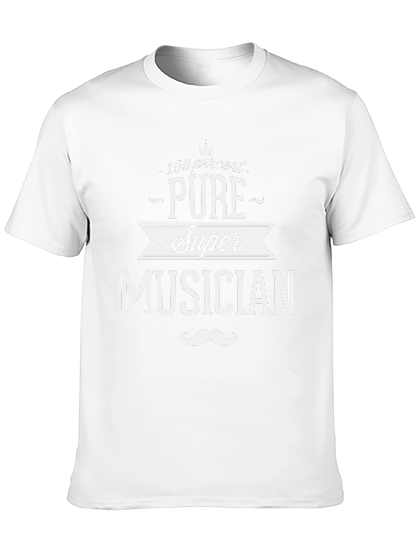 100% Pure Super Musician Black Graphic T-Shirt