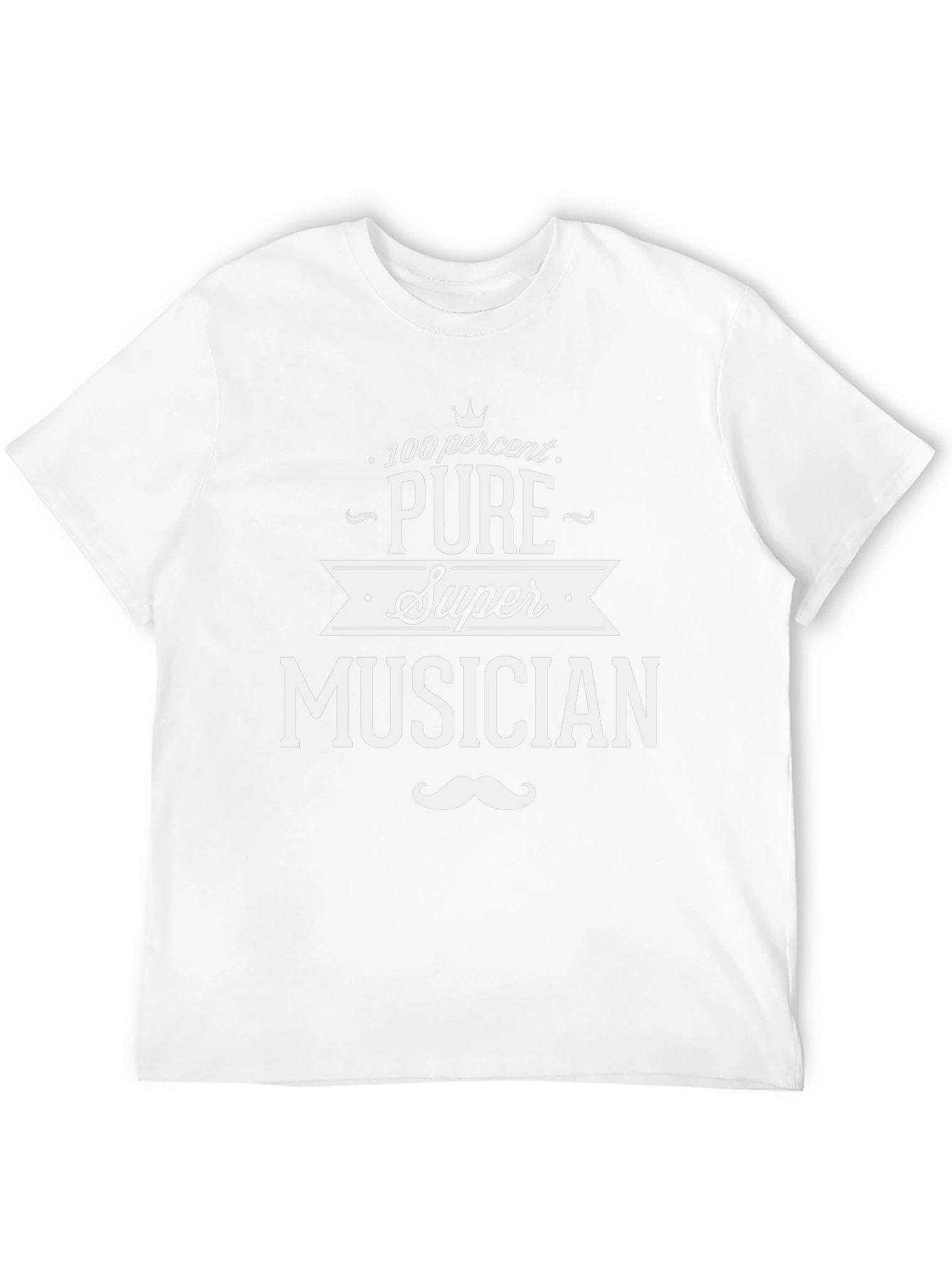 100% Pure Super Musician Black Graphic T-Shirt