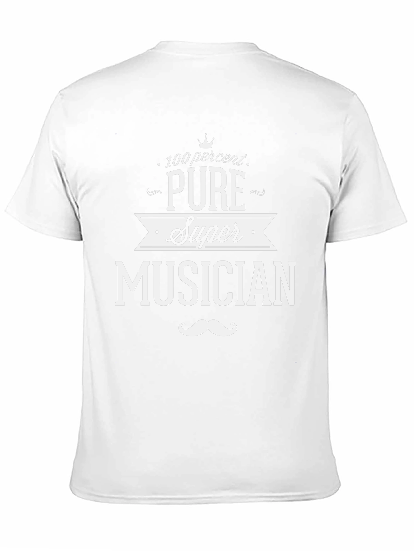 100% Pure Super Musician Black Graphic T-Shirt