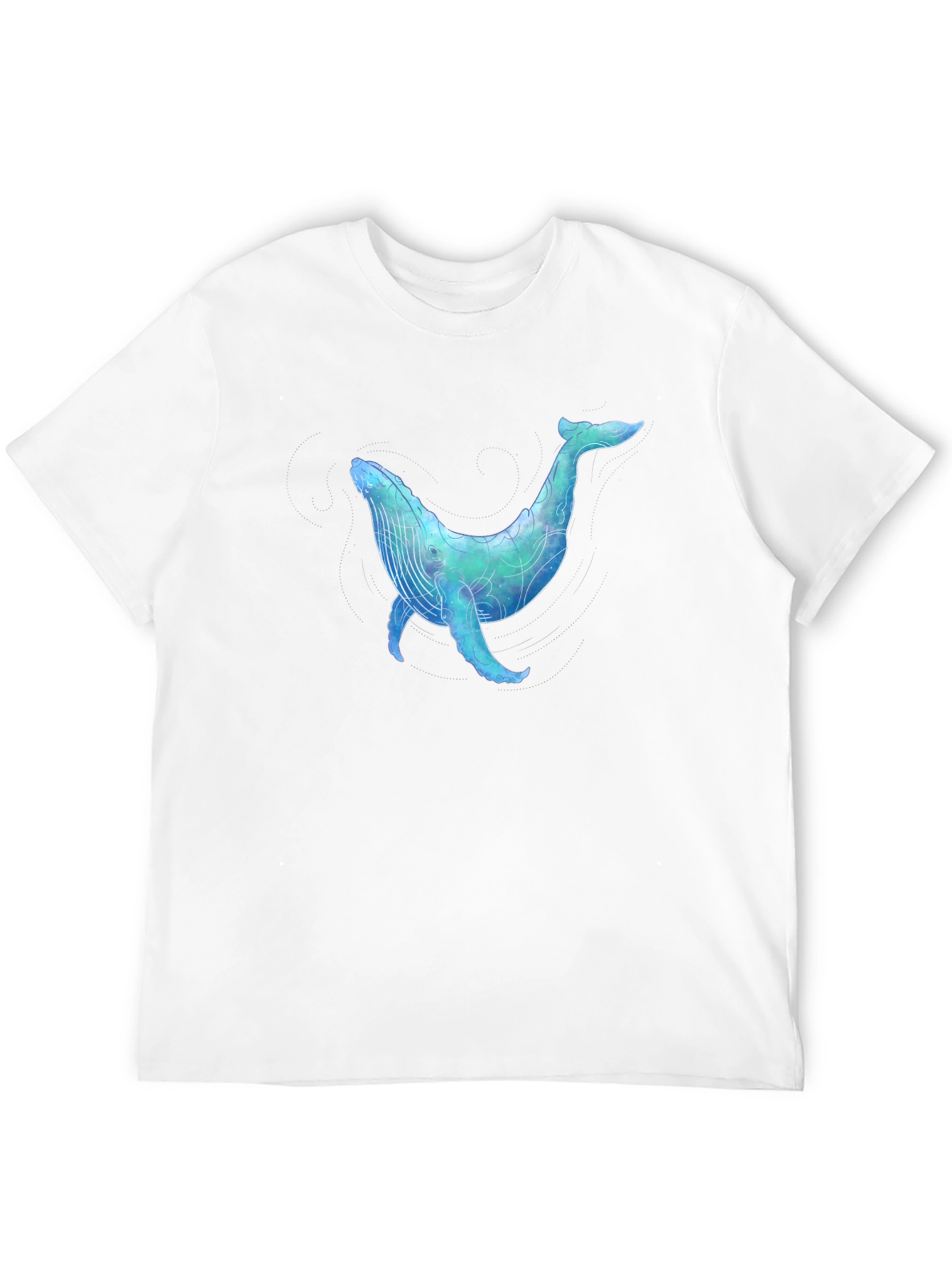 Whale Graphic Black T-Shirt
