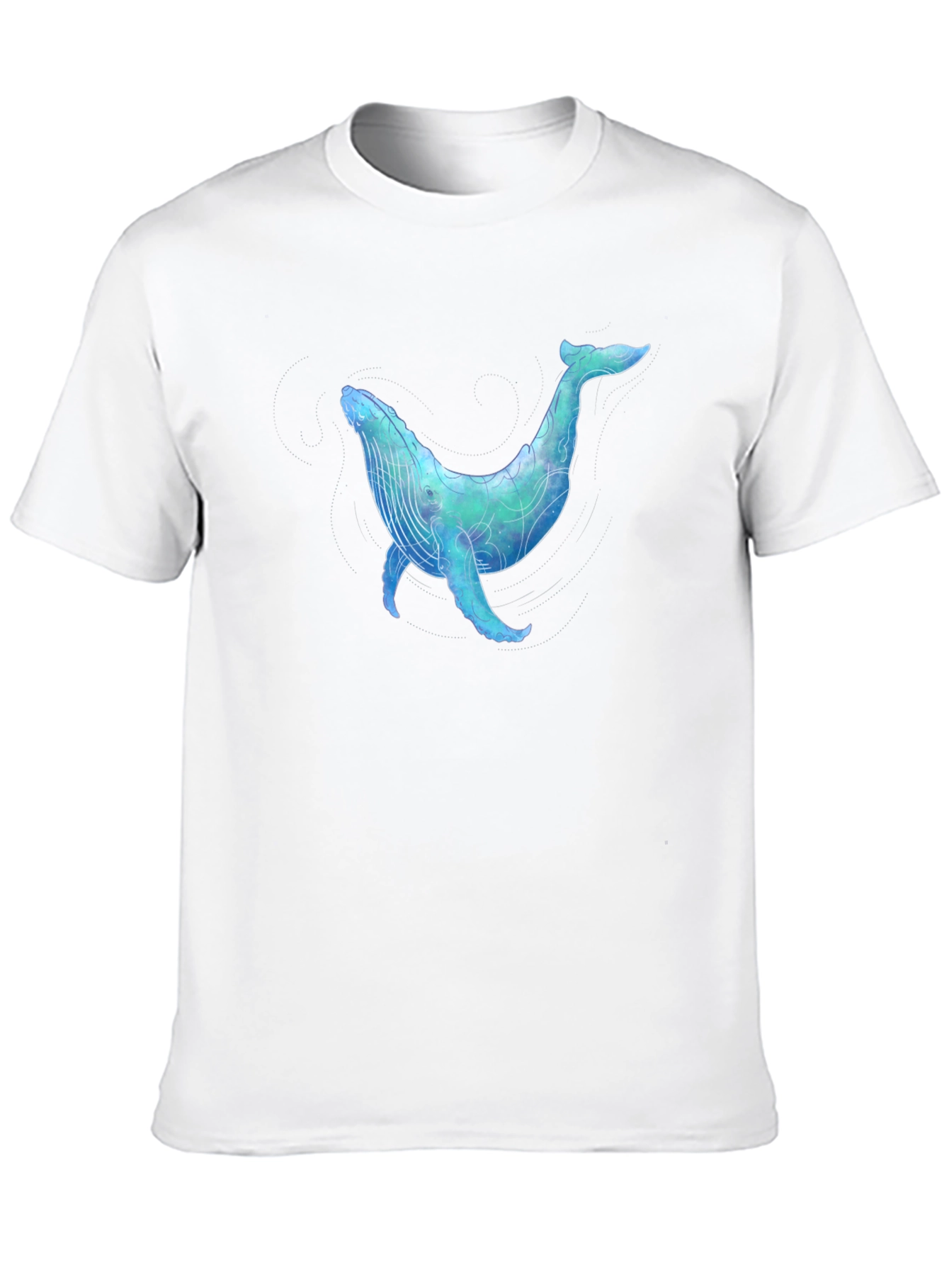 Whale Graphic Black T-Shirt