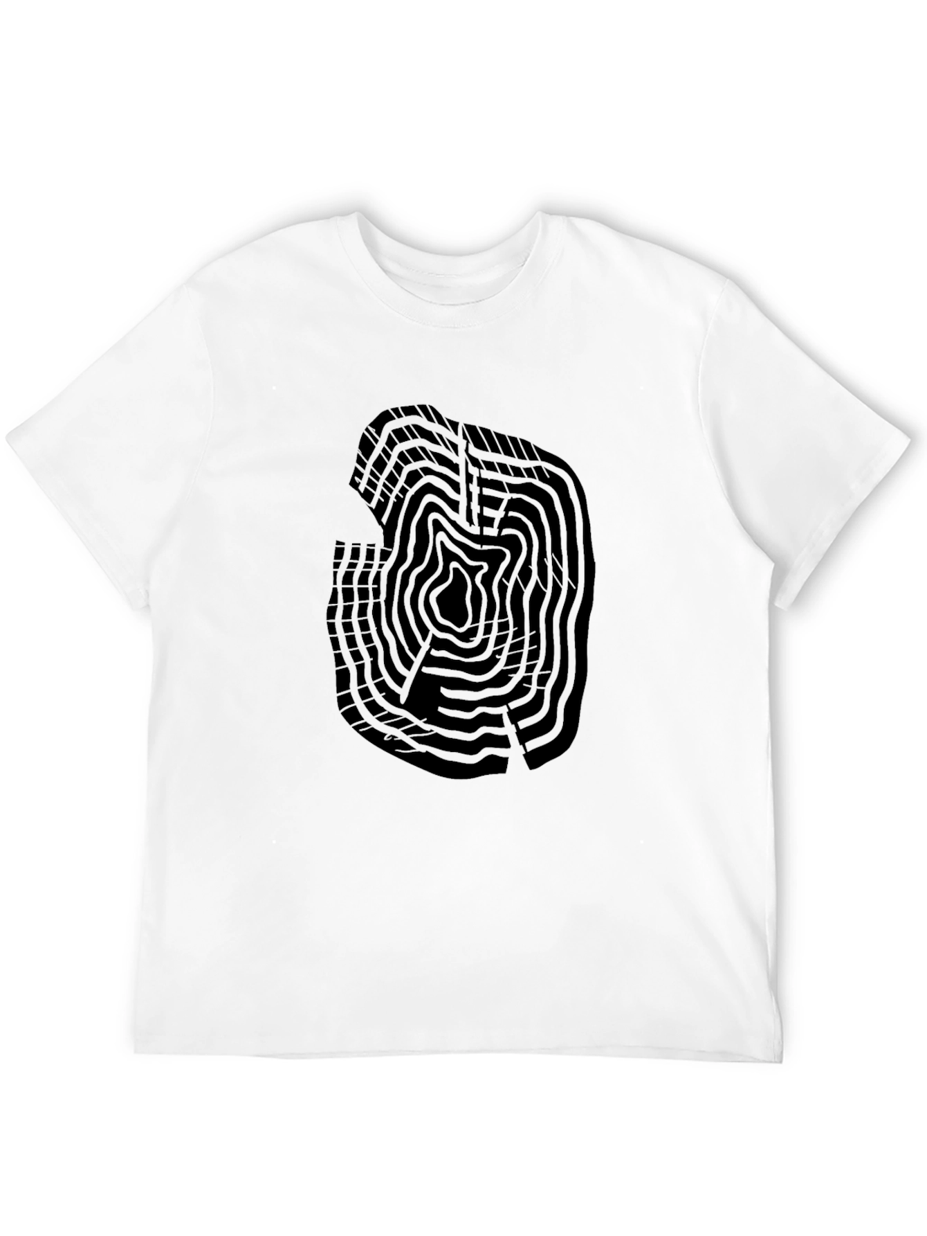 Tree Ring Graphic Tee - Stylish Nature Inspired Design