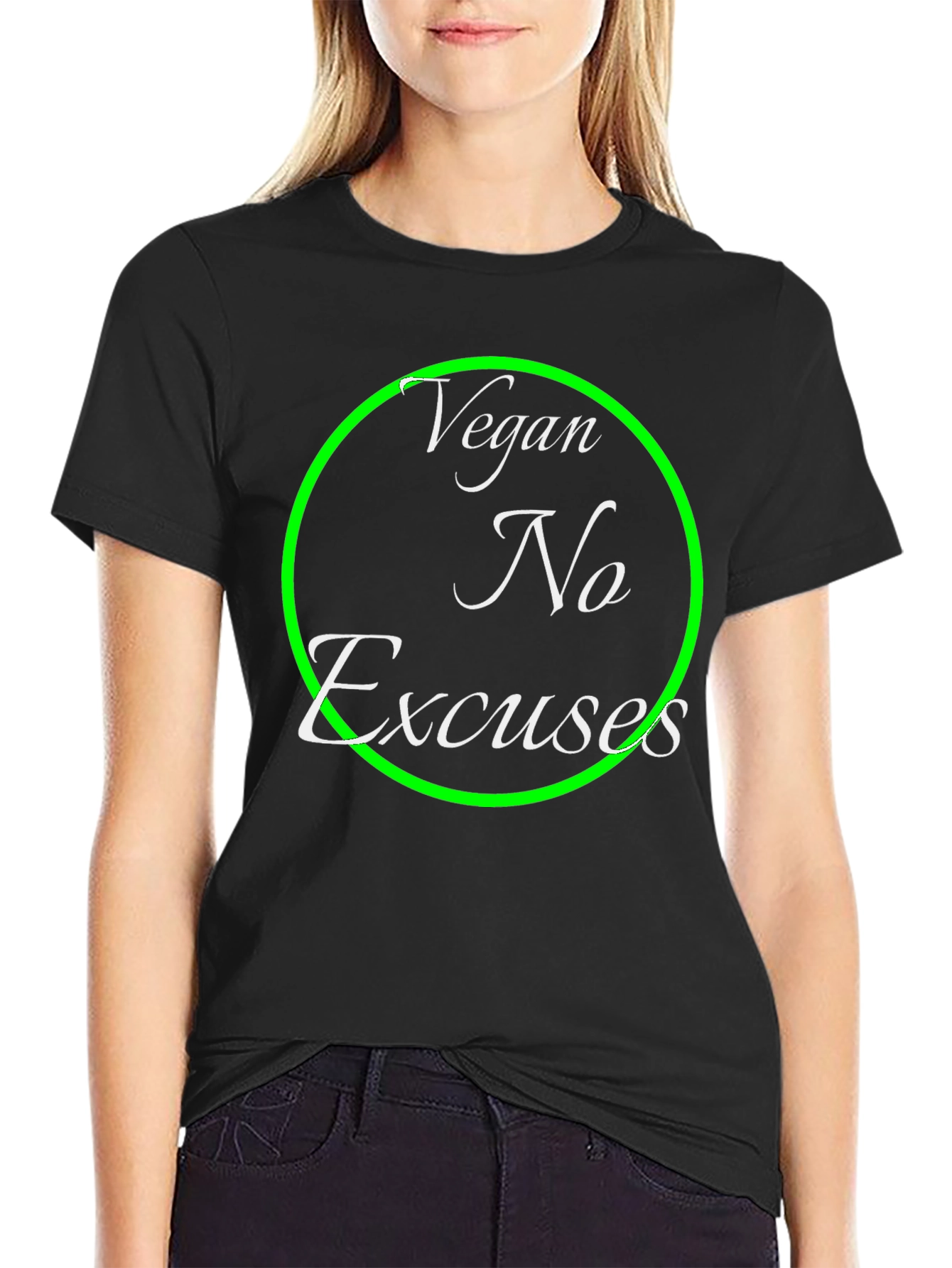 Vegan No Excuses T-Shirt - Bold Statement Tee