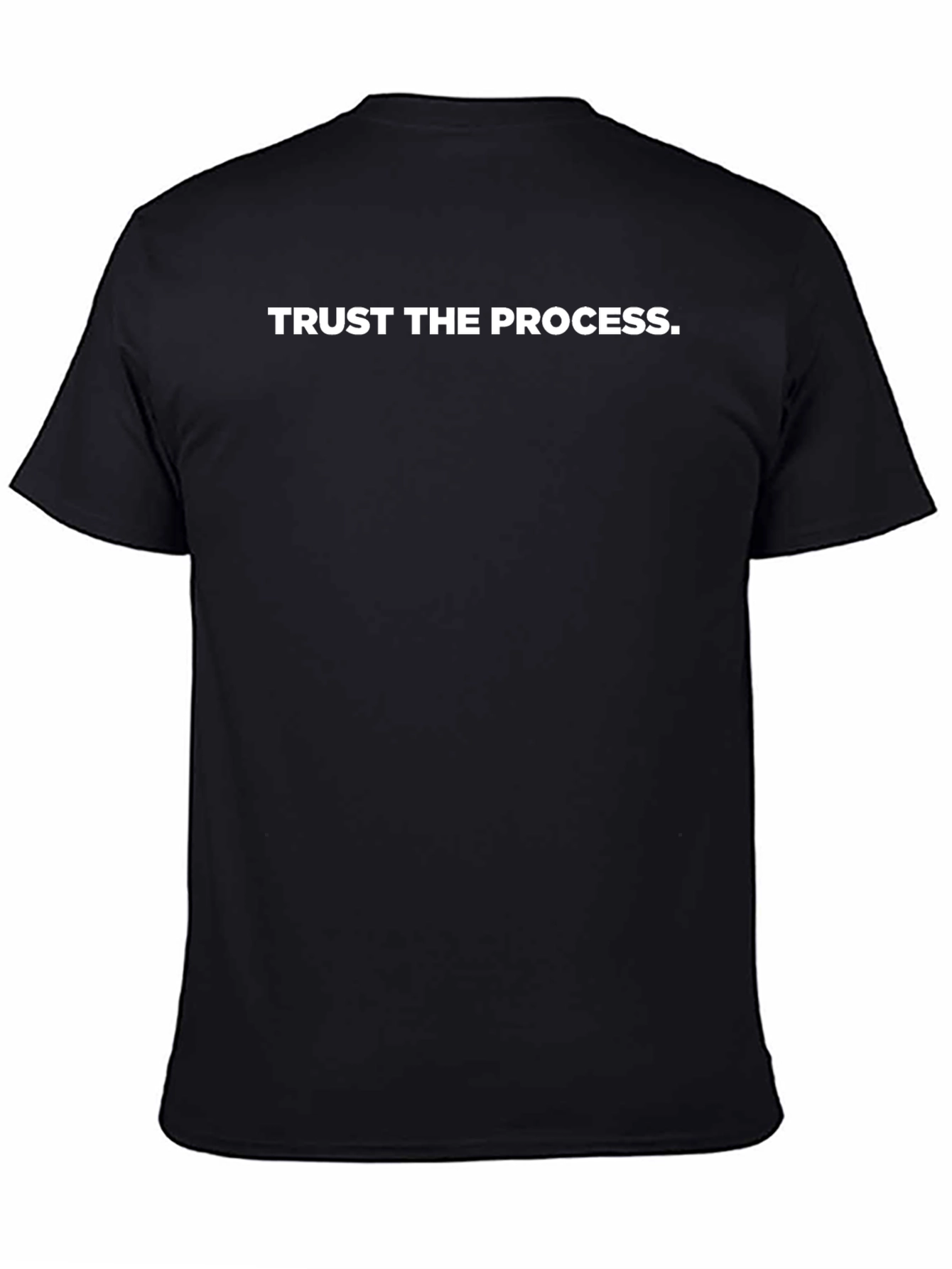 Trust The Process Black Graphic Tee