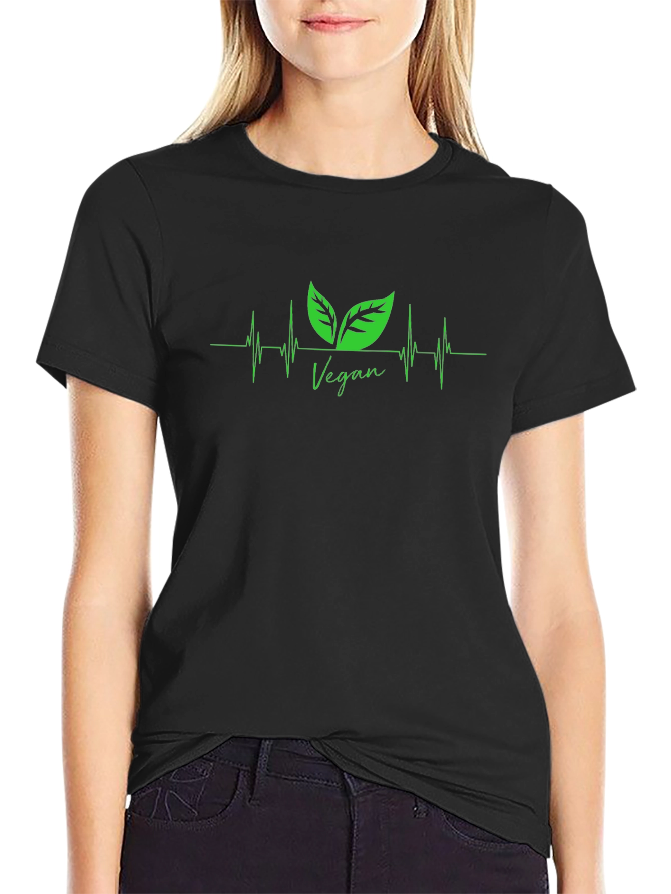 Vegan Heartbeat T-Shirt - Plant Based Lifestyle