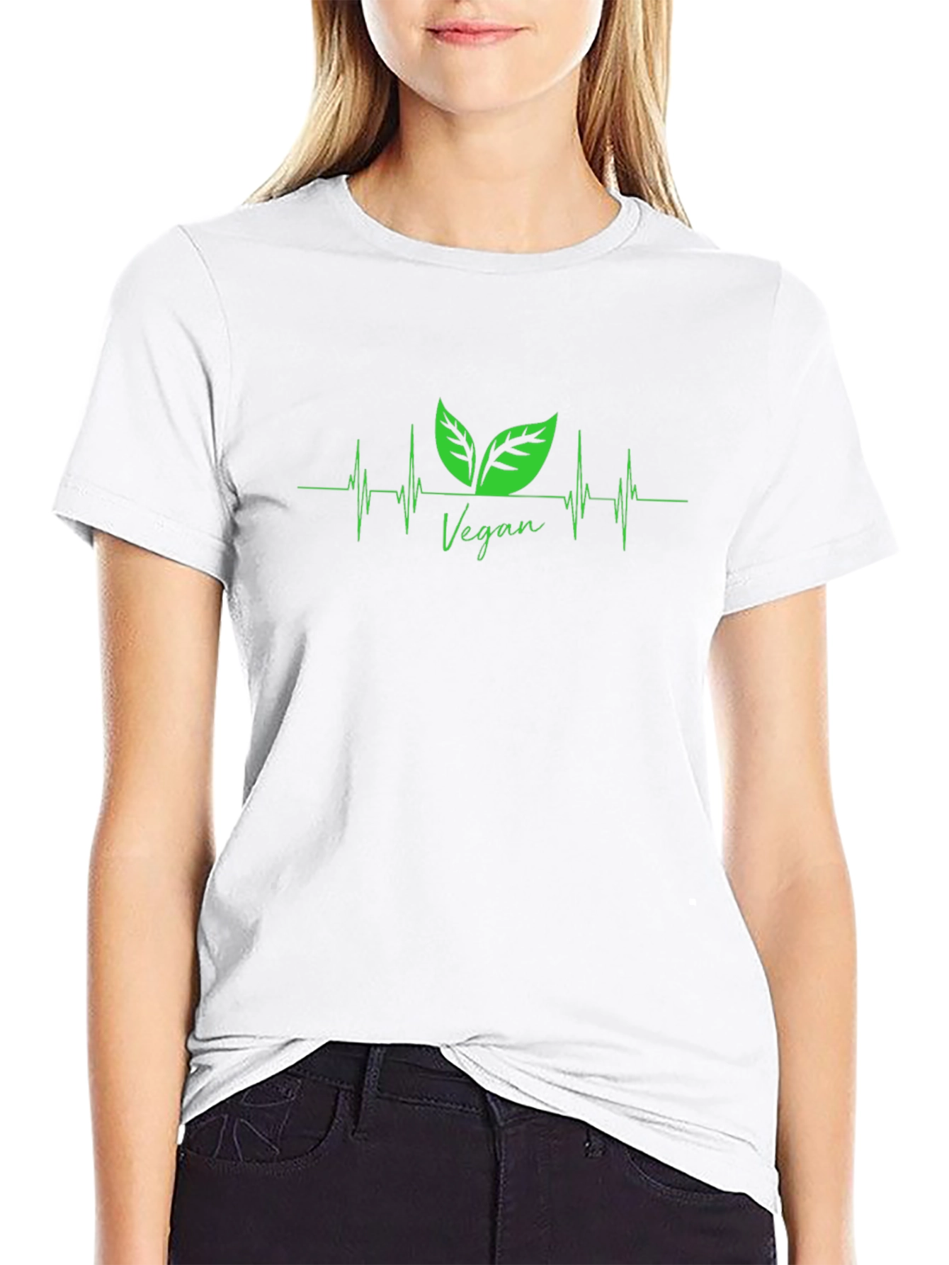 Vegan Heartbeat T-Shirt - Plant Based Lifestyle