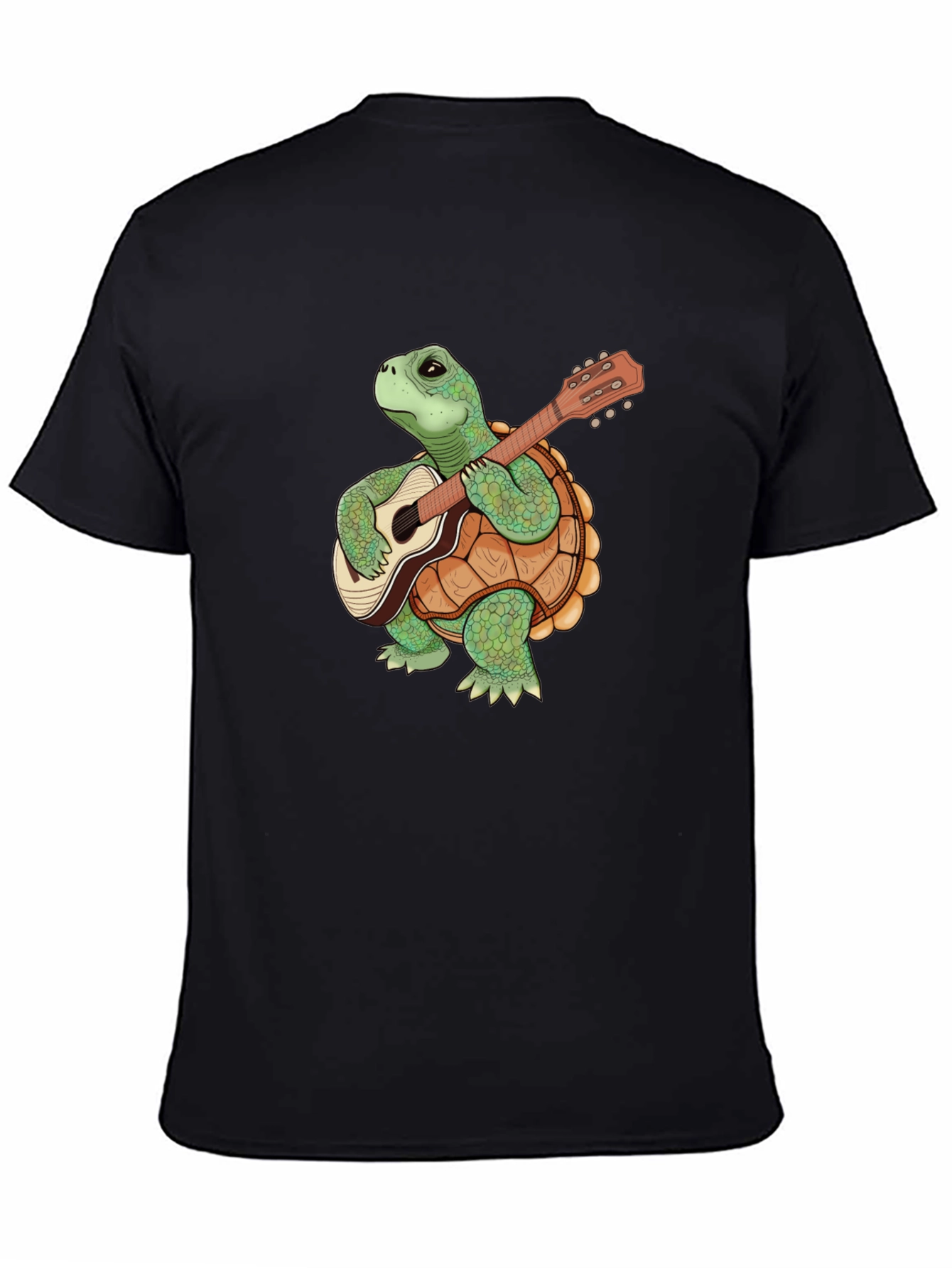 Turtle Guitarist T-Shirt - Unique Graphic Tee