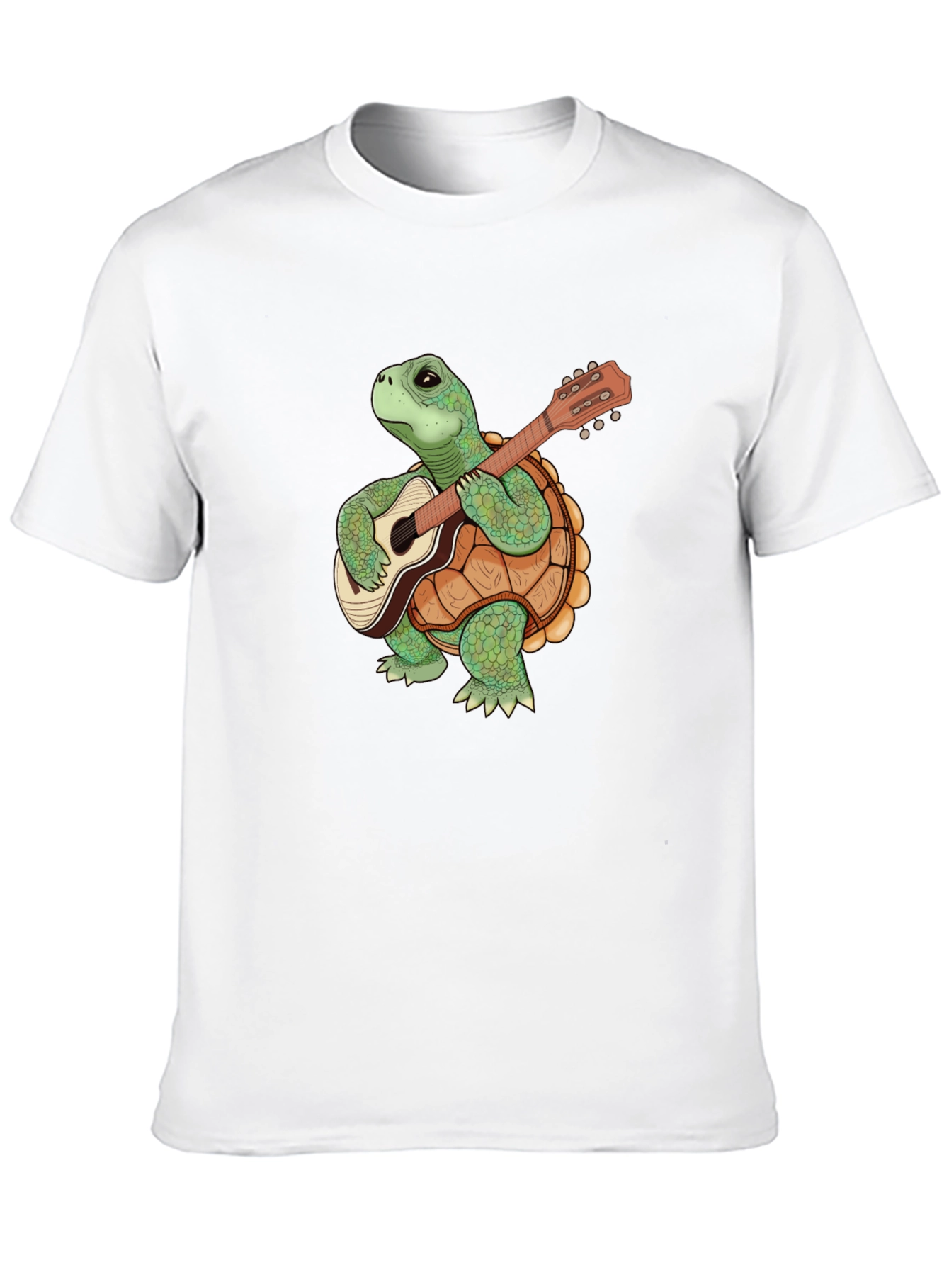 Turtle Guitarist T-Shirt - Unique Graphic Tee