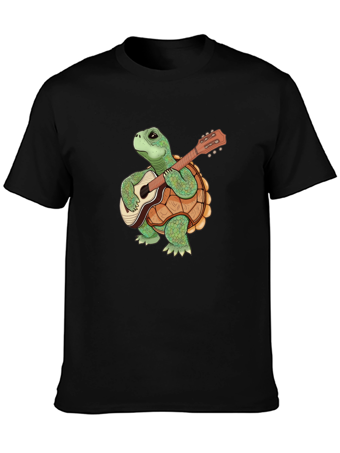 Turtle Guitarist T-Shirt - Unique Graphic Tee