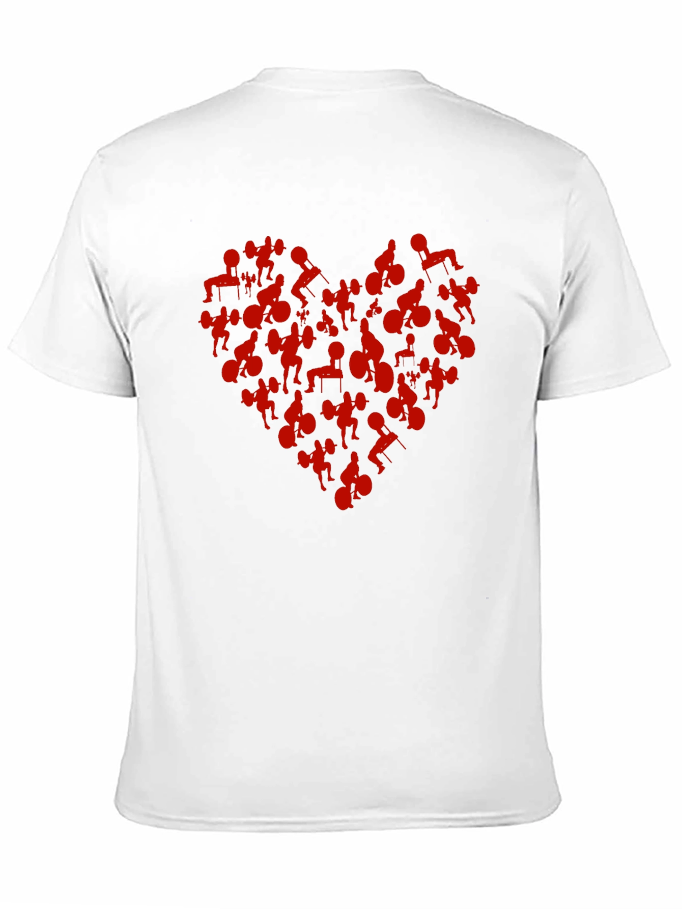 Weightlifting Heart Graphic Tee - Black