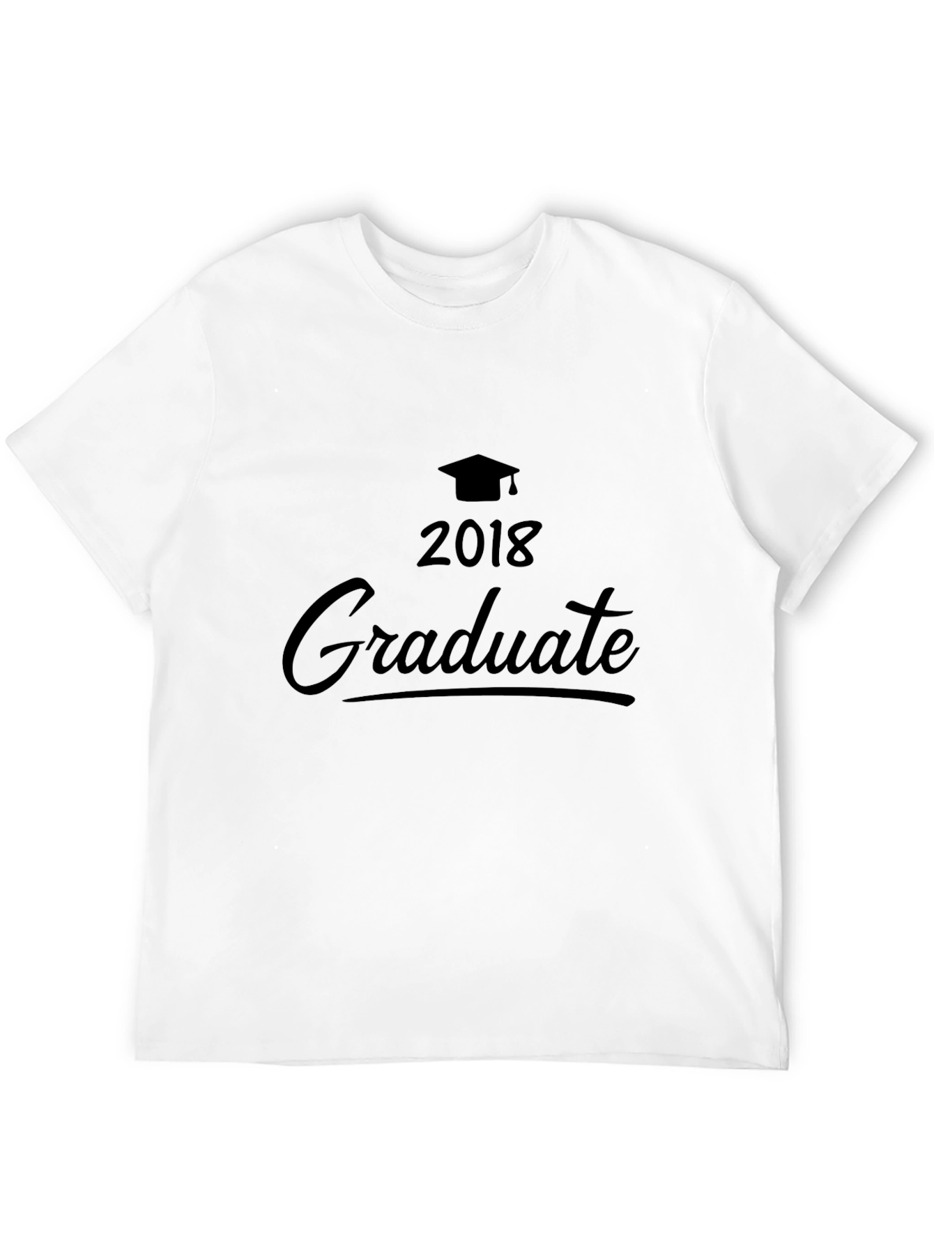 2018 Graduate Black Graphic Tee