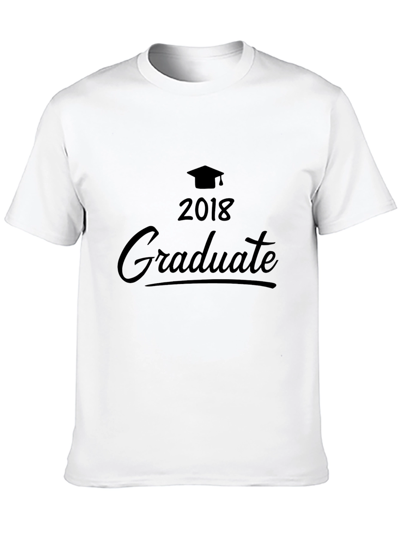 2018 Graduate Black Graphic Tee