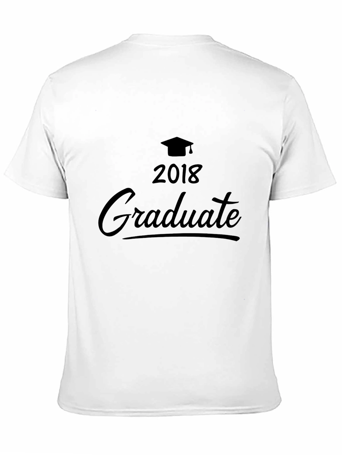 2018 Graduate Black Graphic Tee