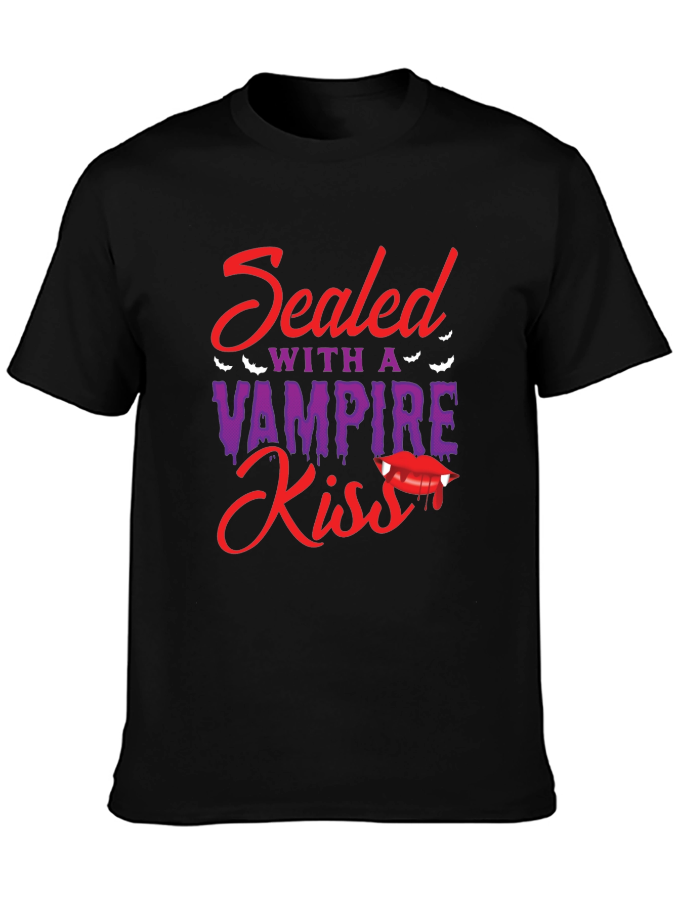 Sealed with a Vampire Kiss T-Shirt - Halloween Tee