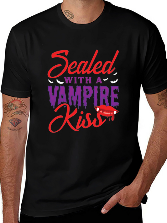 Sealed with a Vampire Kiss T-Shirt - Halloween Tee