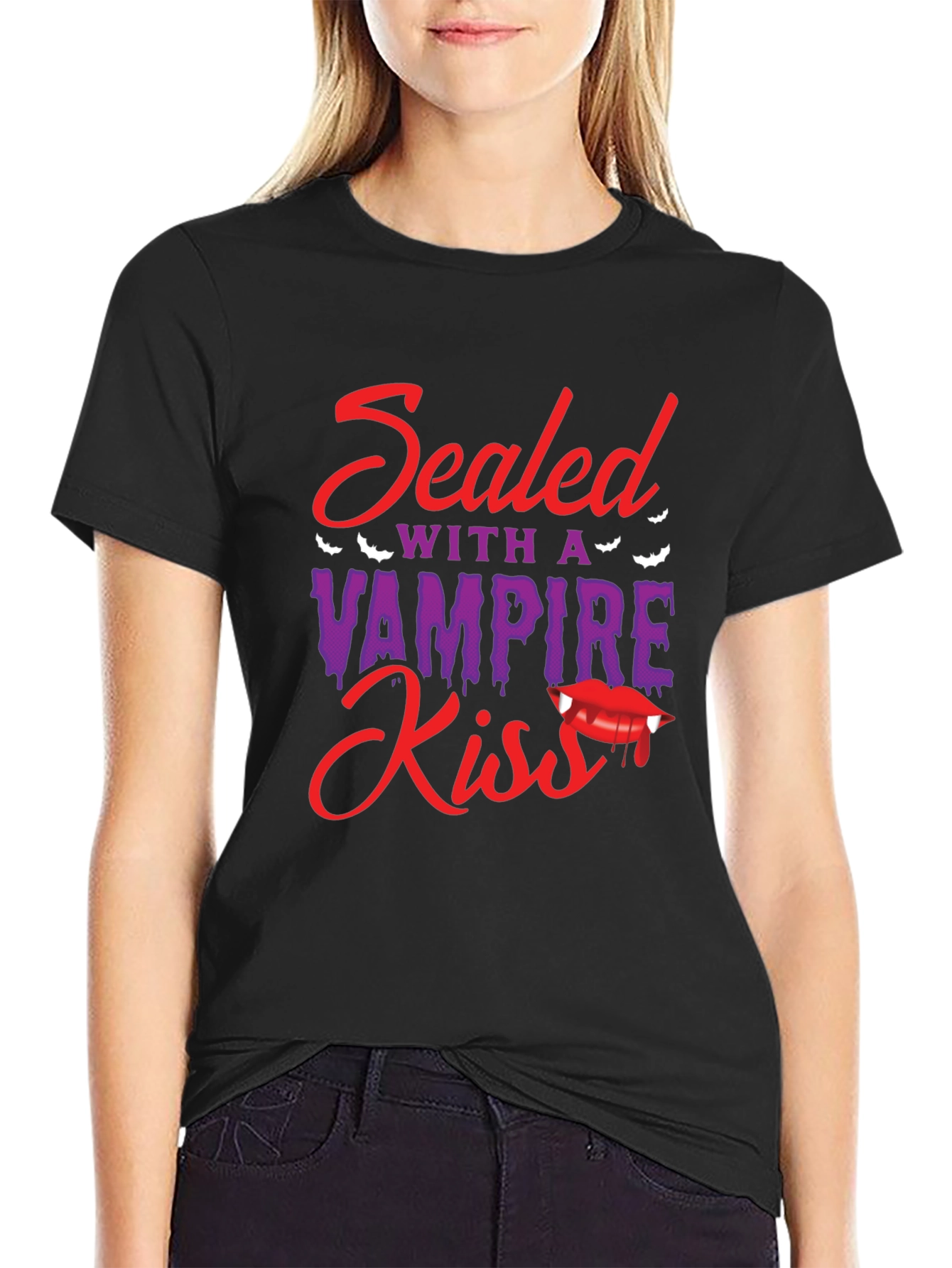 Sealed with a Vampire Kiss T-Shirt - Halloween Tee