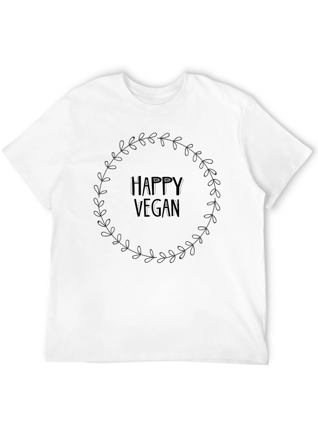 Happy Vegan Tee - Unisex Crew Neck