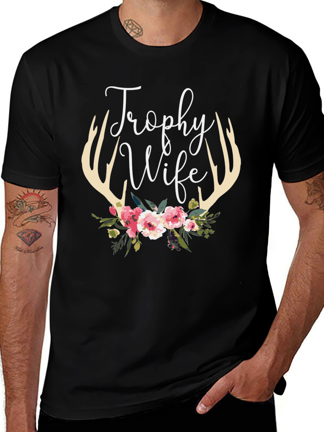 Trophy Wife Graphic Tee - Hunting Style