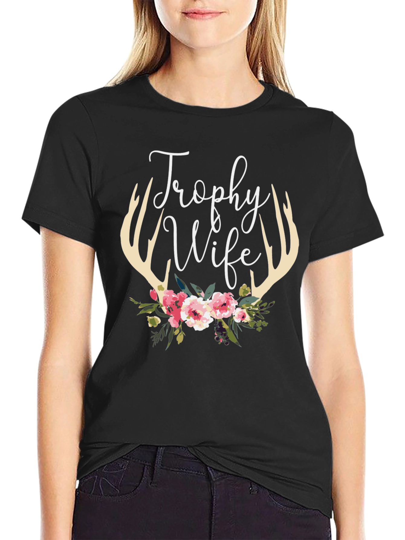 Trophy Wife Graphic Tee - Hunting Style