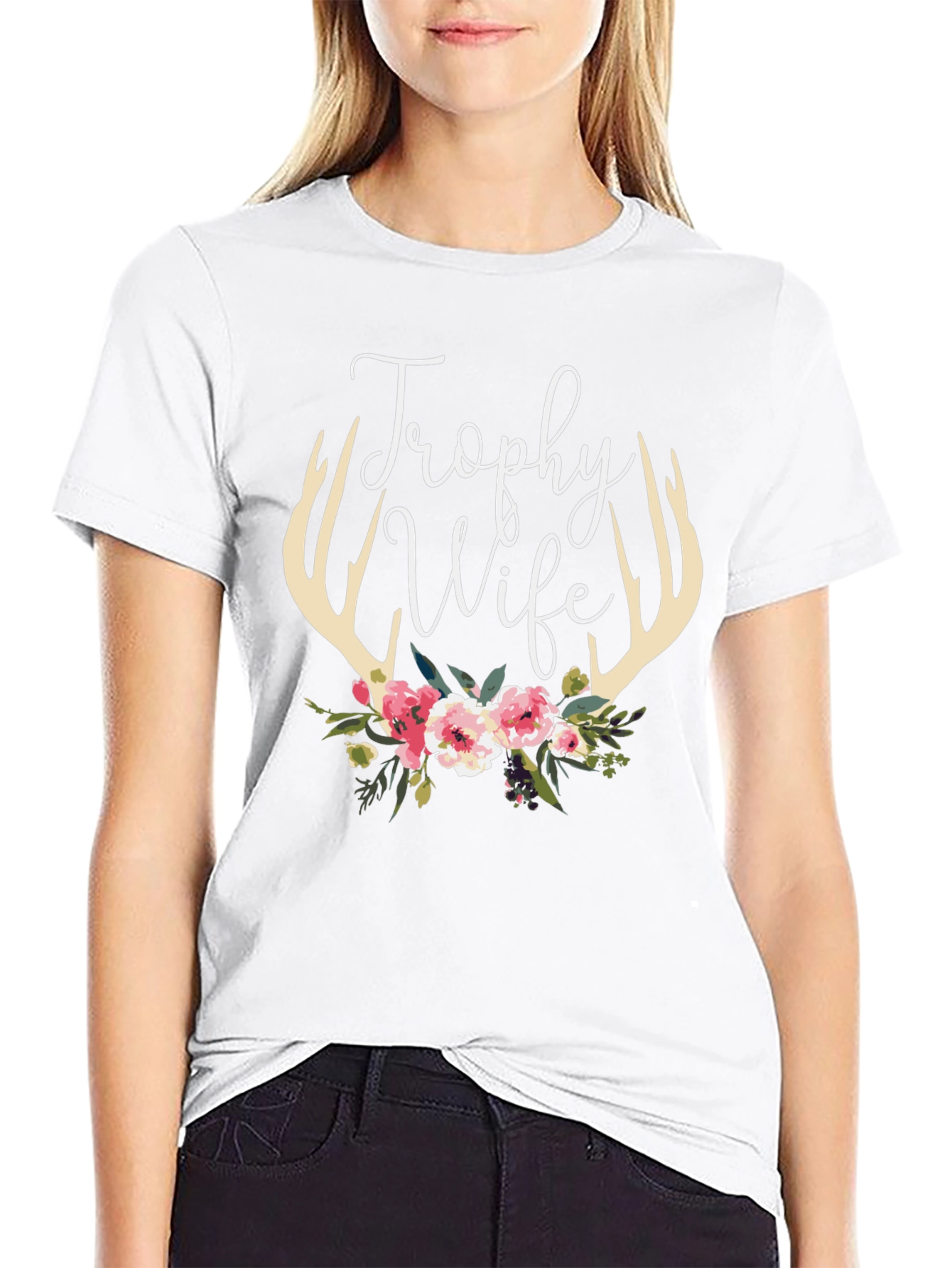Trophy Wife Graphic Tee - Hunting Style