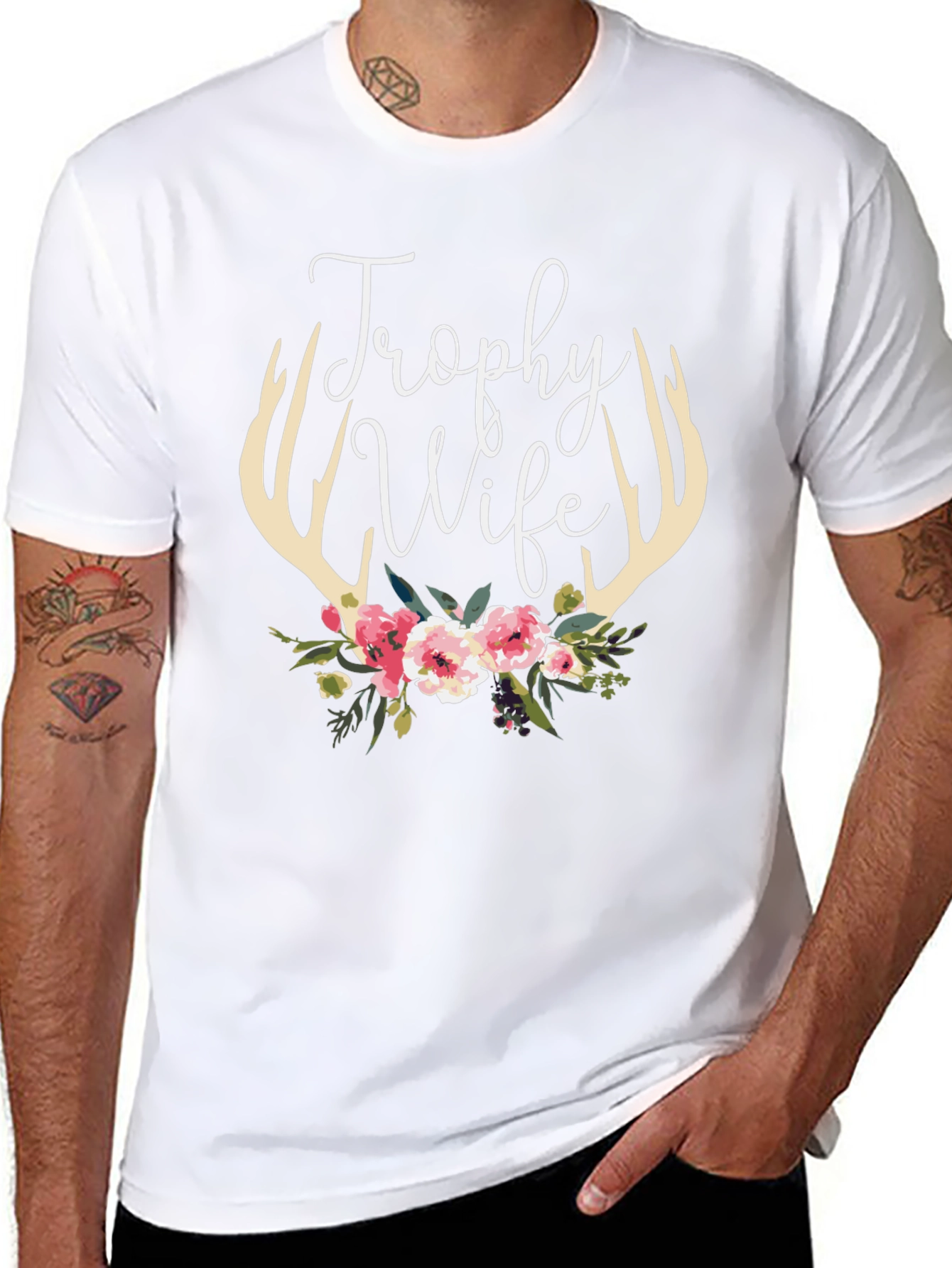 Trophy Wife Graphic Tee - Hunting Style