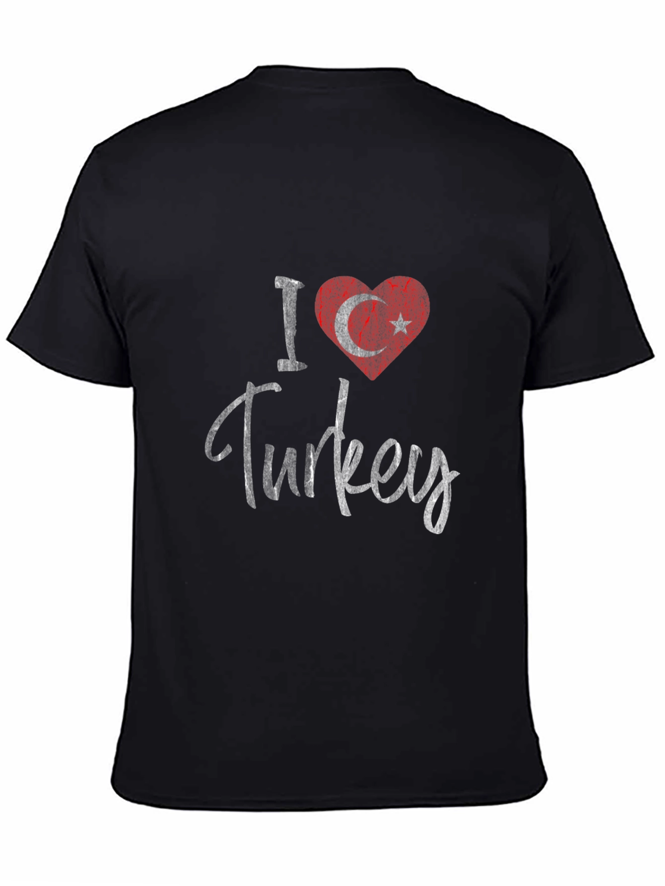I Love Turkey T-Shirt - Turkish Flag Heart