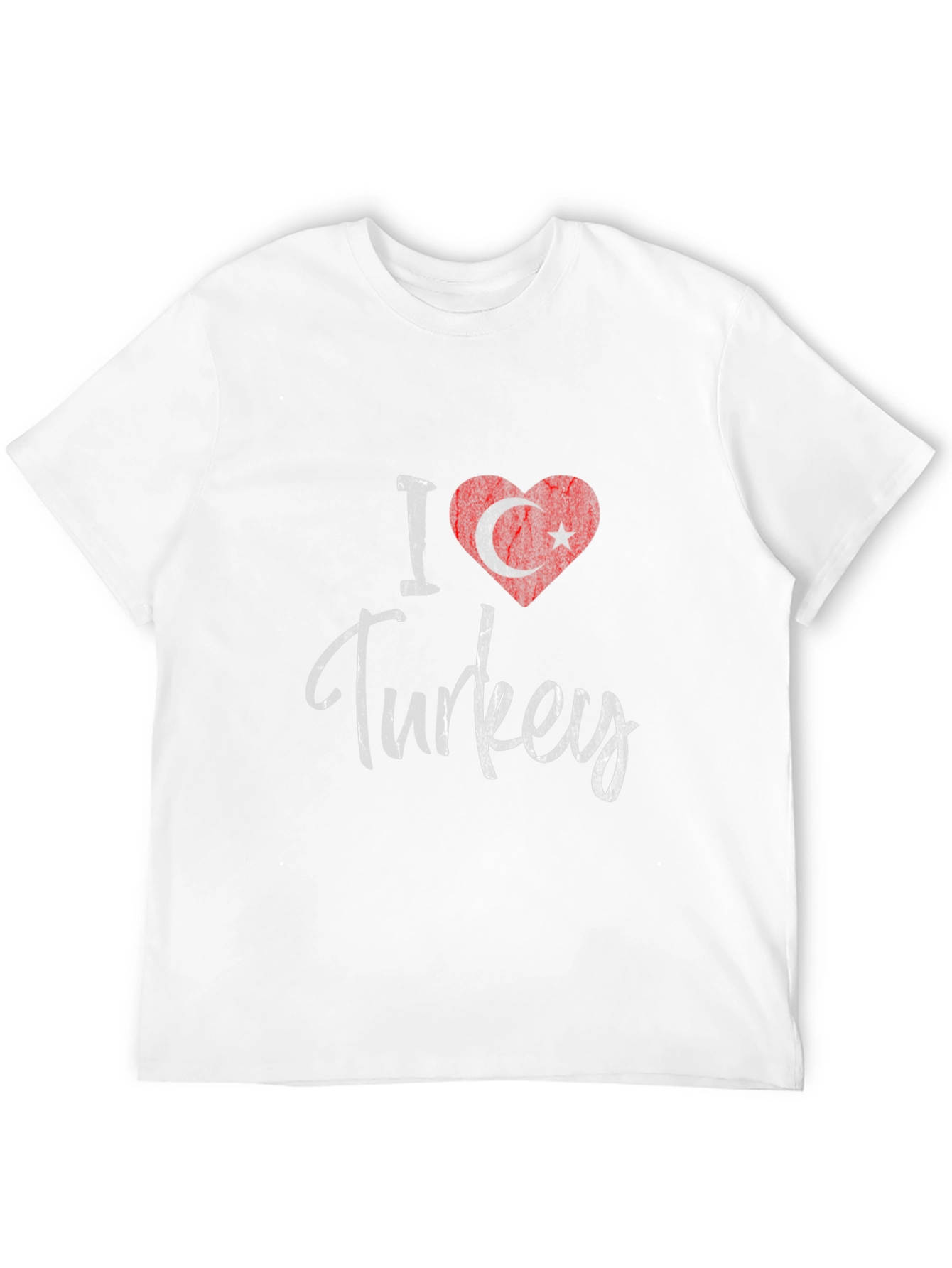 I Love Turkey T-Shirt - Turkish Flag Heart