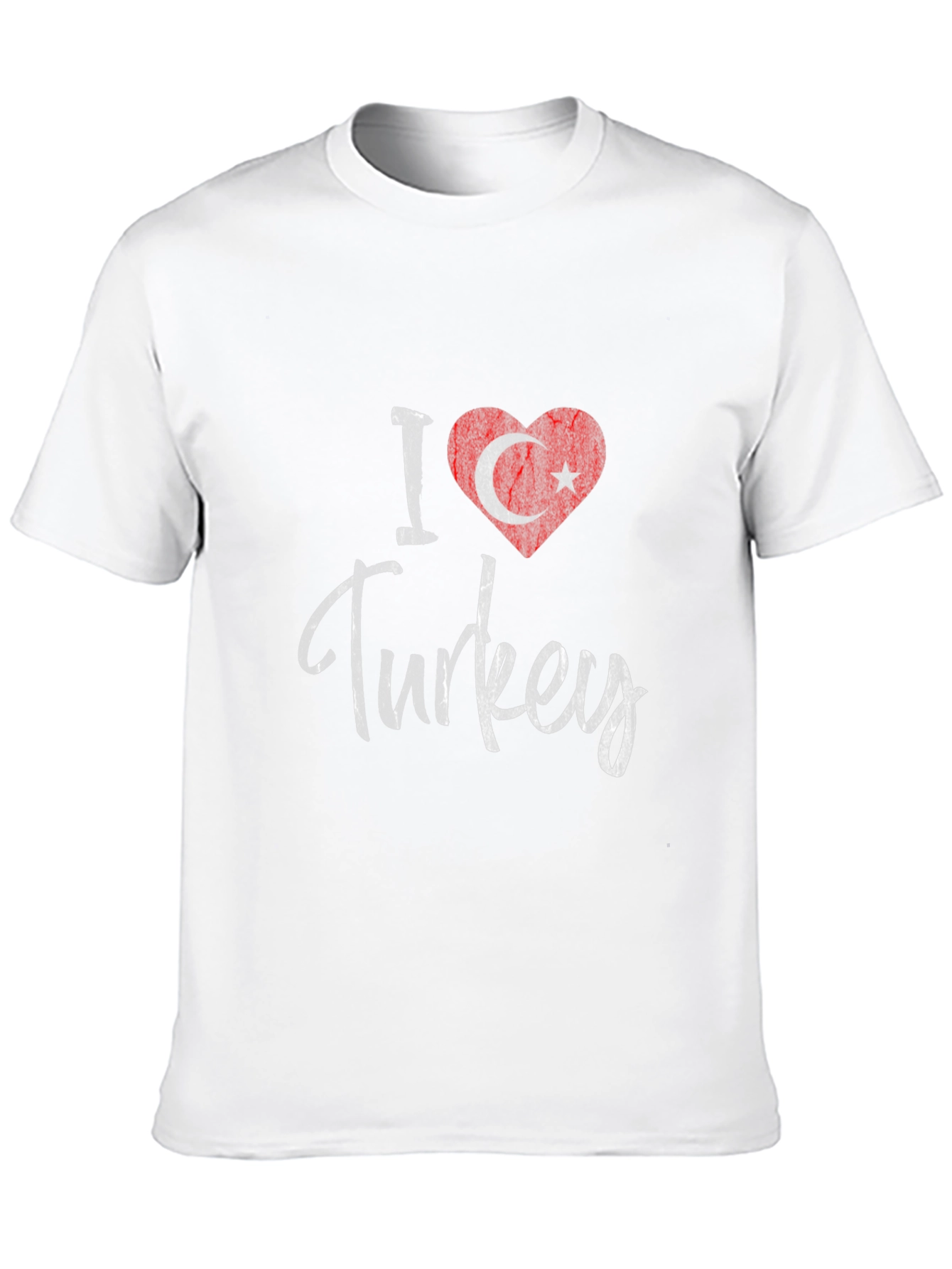 I Love Turkey T-Shirt - Turkish Flag Heart
