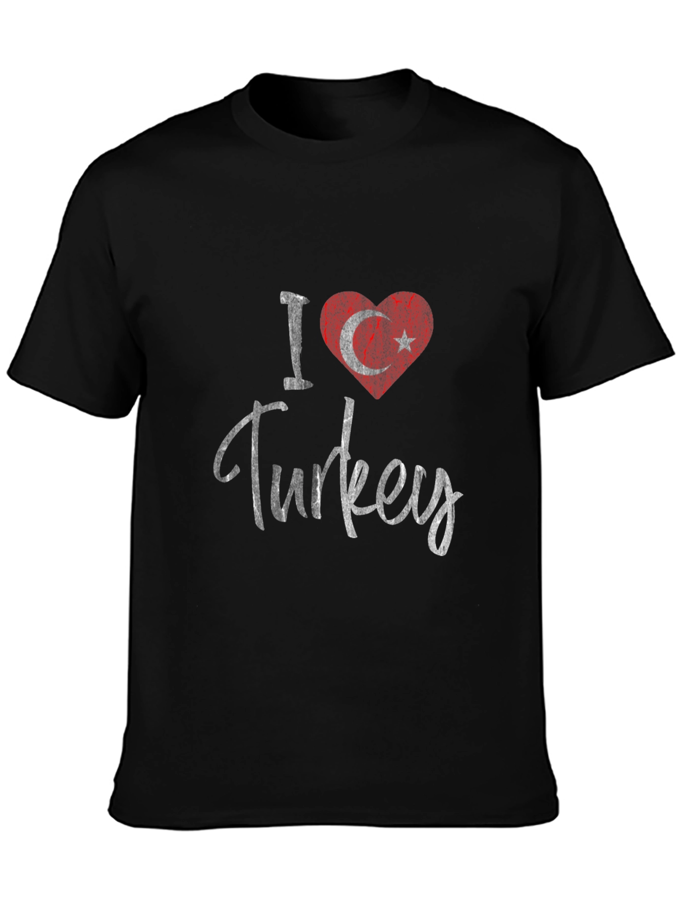 I Love Turkey T-Shirt - Turkish Flag Heart