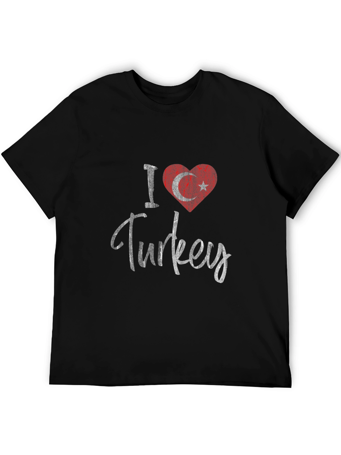 I Love Turkey T-Shirt - Turkish Flag Heart
