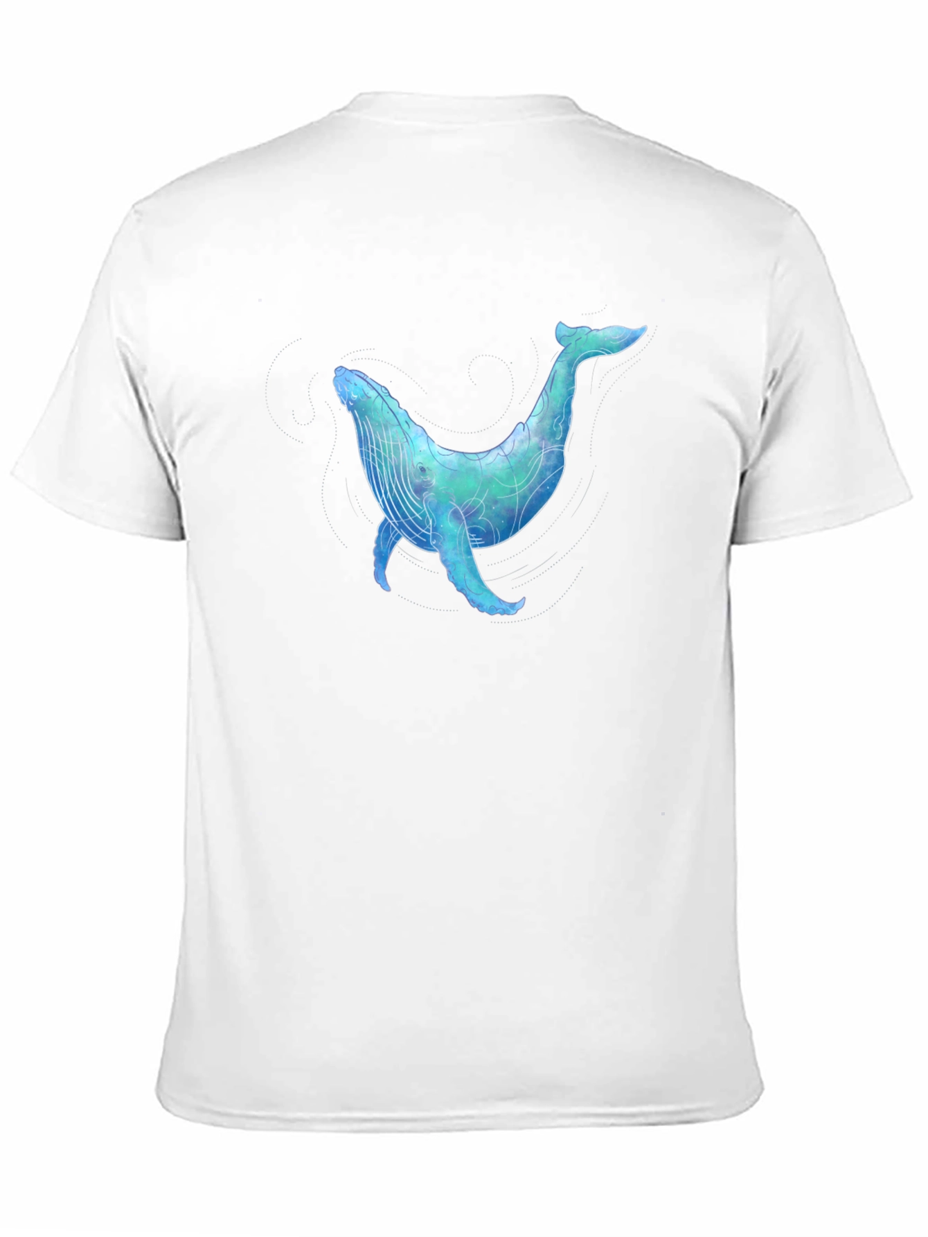 Whale Graphic Black T-Shirt
