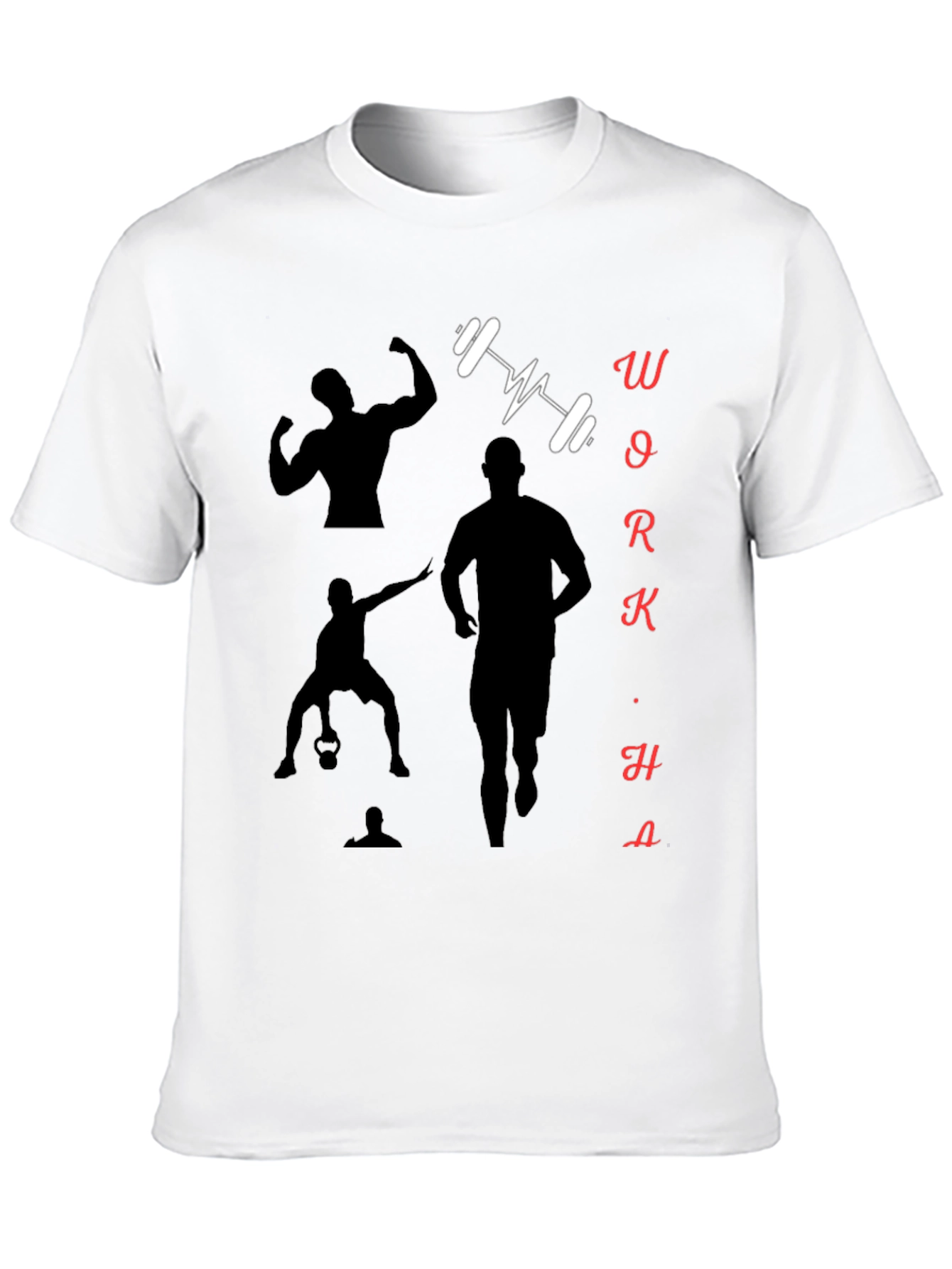 Workout Motivation Black Graphic Tee