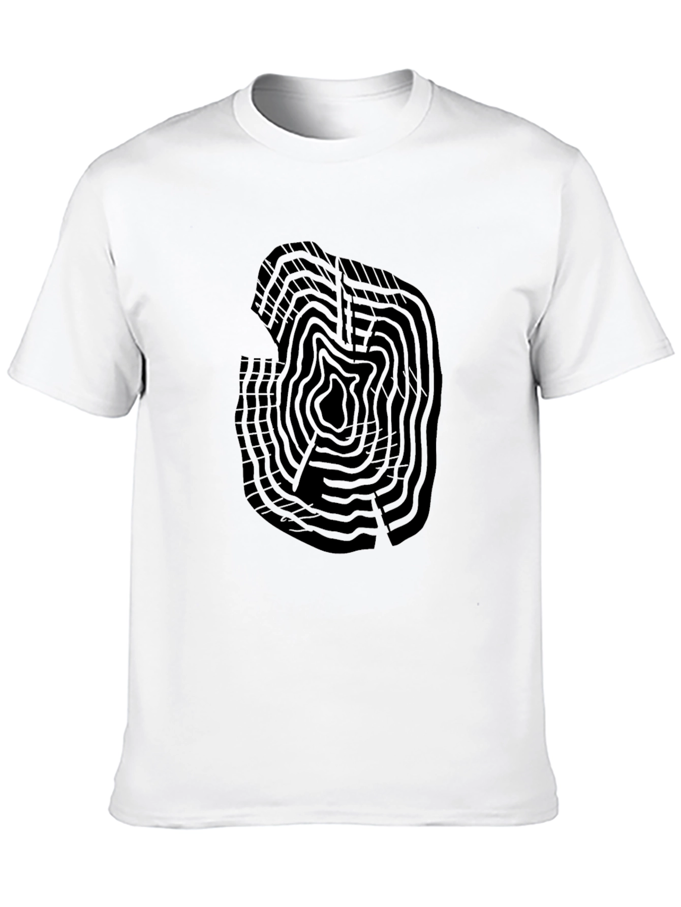 Tree Ring Graphic Tee - Stylish Nature Inspired Design