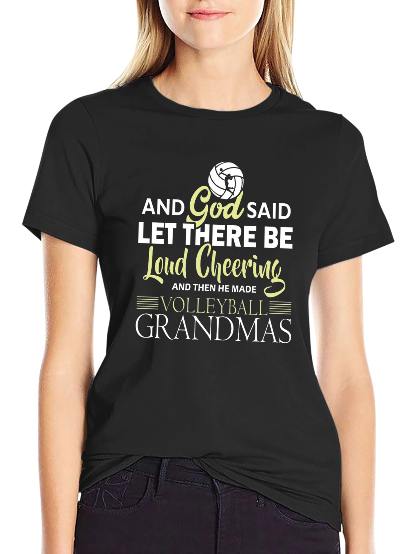 Volleyball Grandmas Graphic T-Shirt