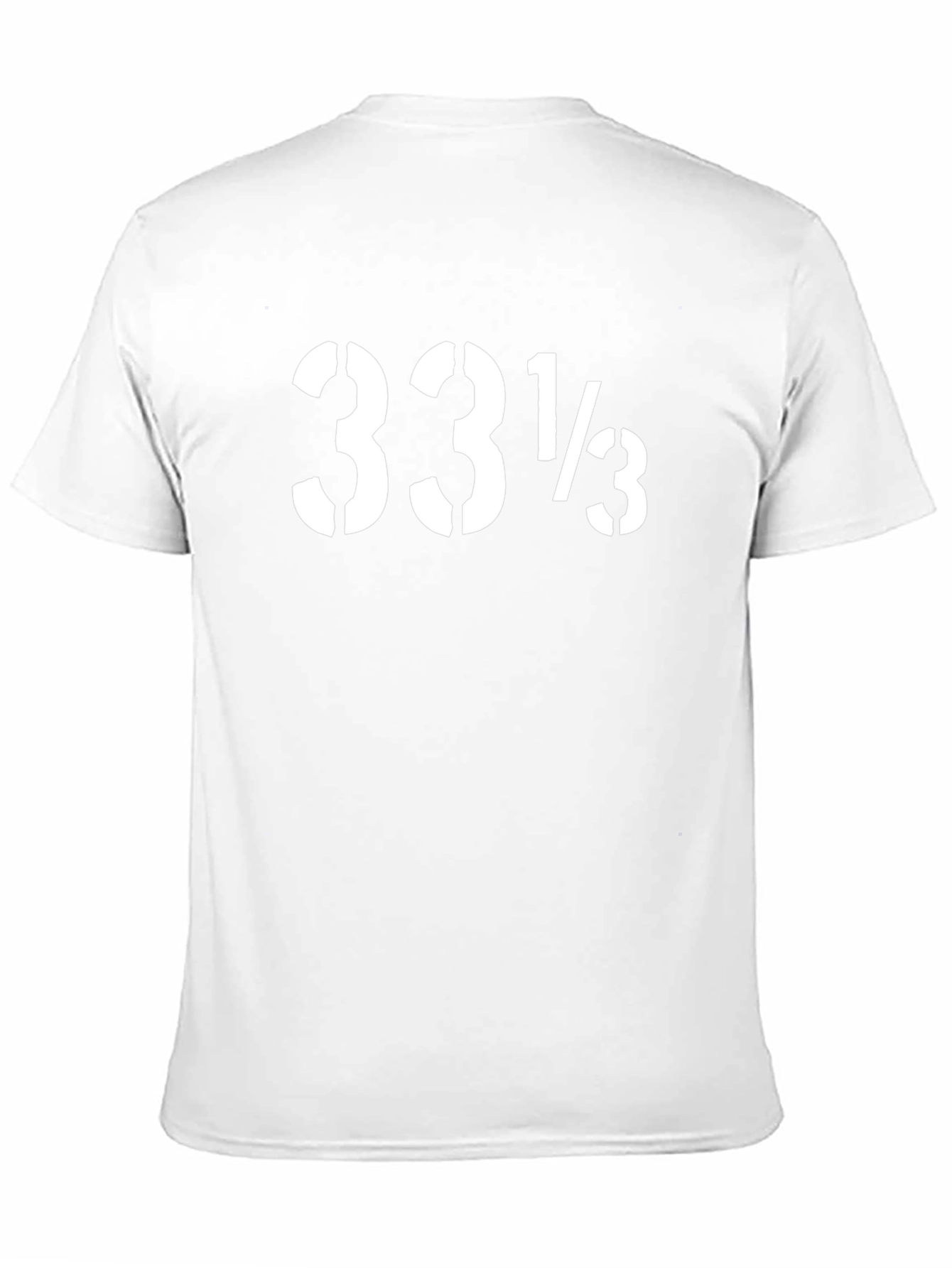 33 1/3 RPM Black Graphic Tee