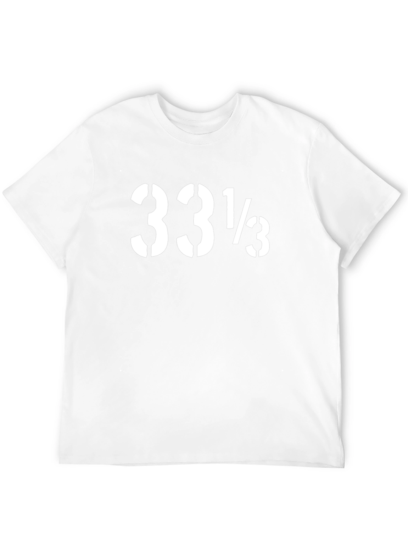 33 1/3 RPM Black Graphic Tee